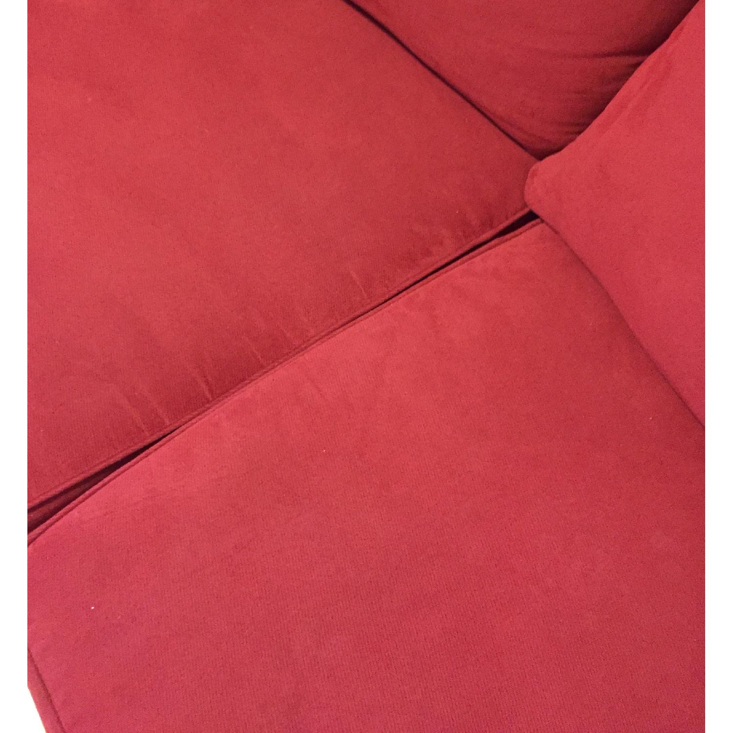 Raymour & Flanigan Red Sofa Bed - image-2