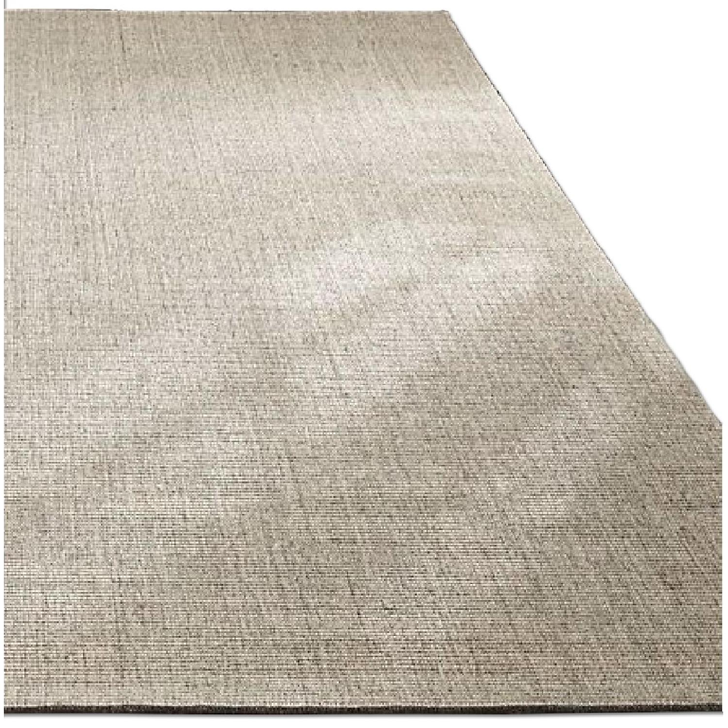 Crate & Barrel Sisal Linen Rug AptDeco