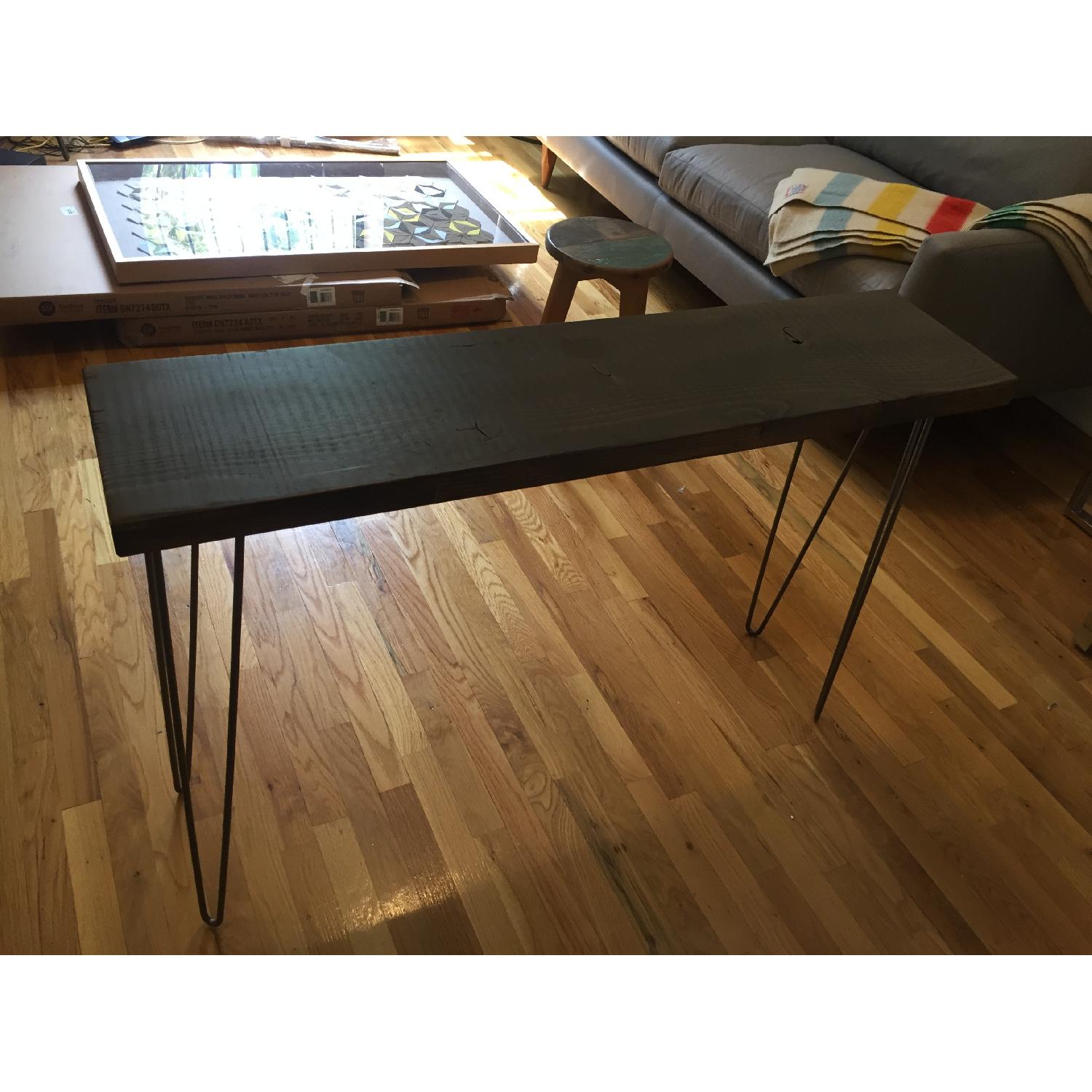 Reclaimed Barn Wood Side Table - image-3