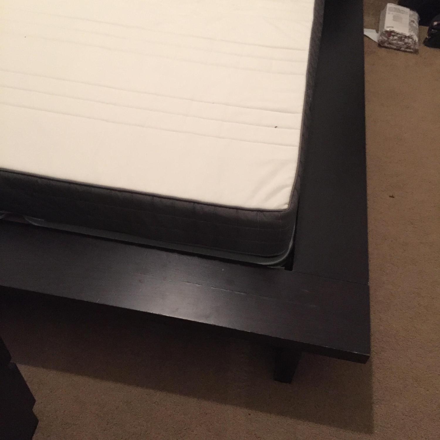 Black Wood Queen Platform Bed - image-4