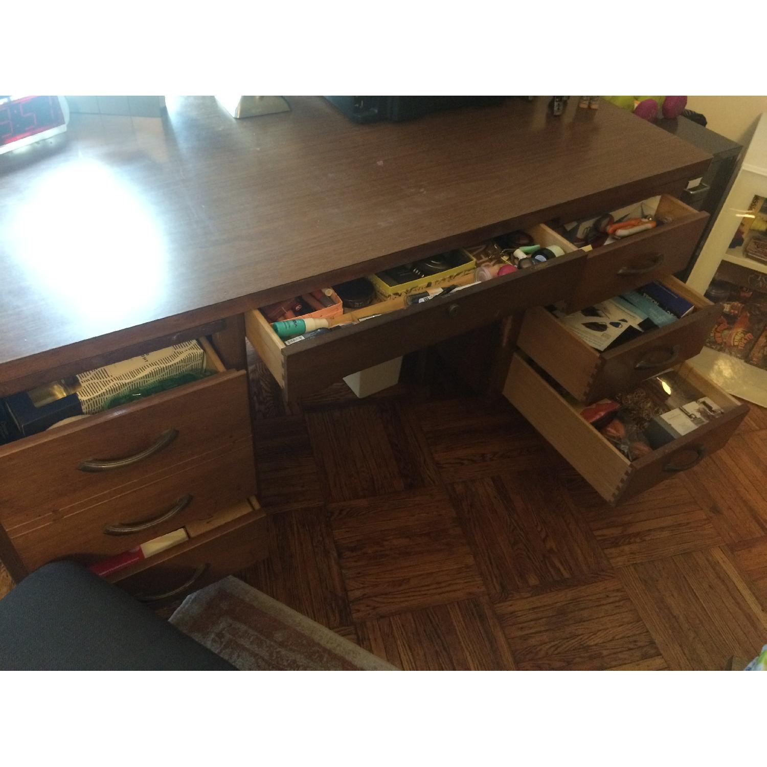 Leopold Company Antique Wooden Desk - image-4