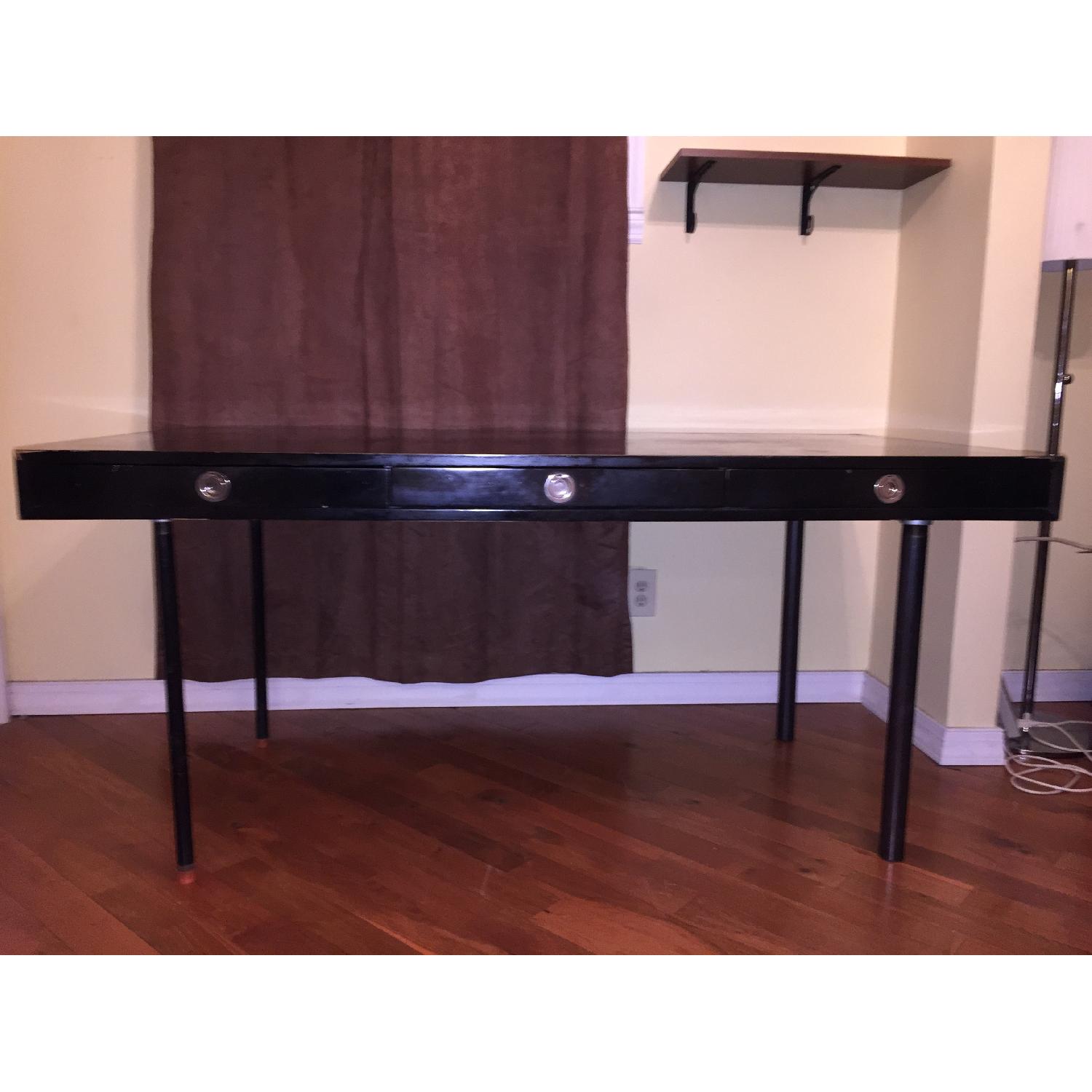 3 Drawer Industrial Style Desk - image-1