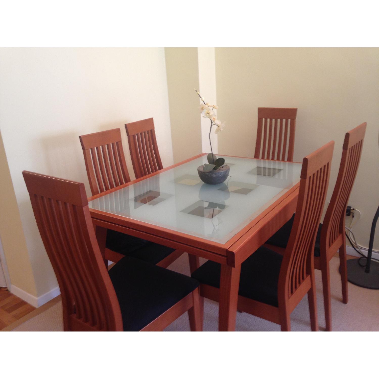 Calligaris Dining Table w/ 6 Chairs - image-2
