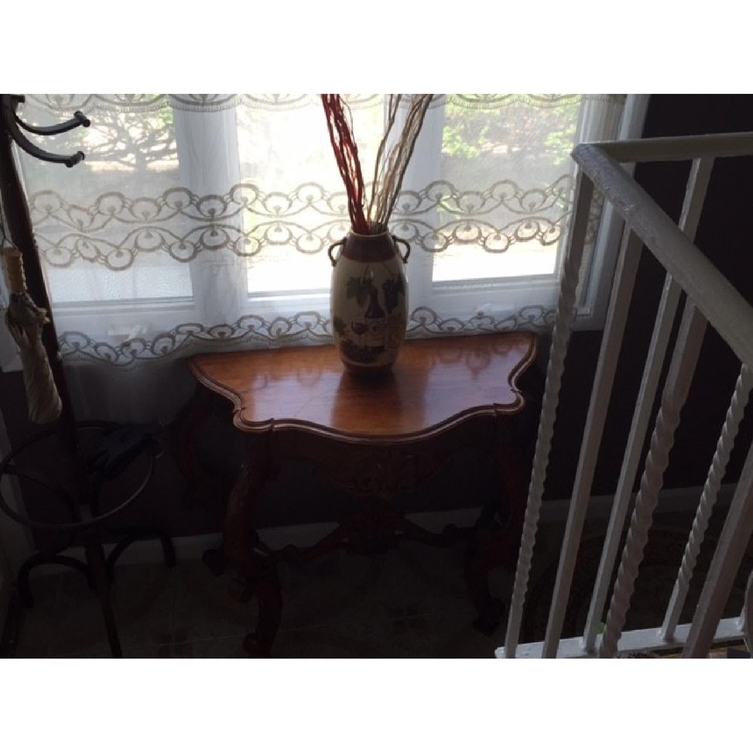 Antique Foyer Console Table - image-3