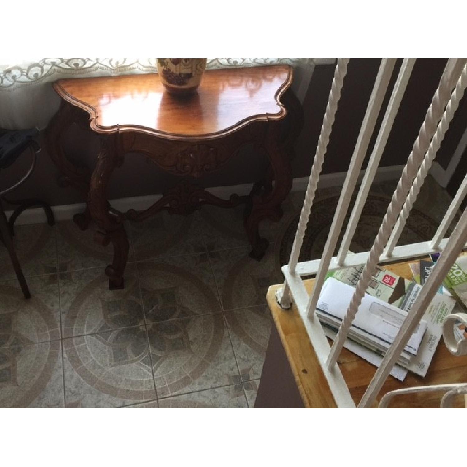 Antique Foyer Console Table - image-4