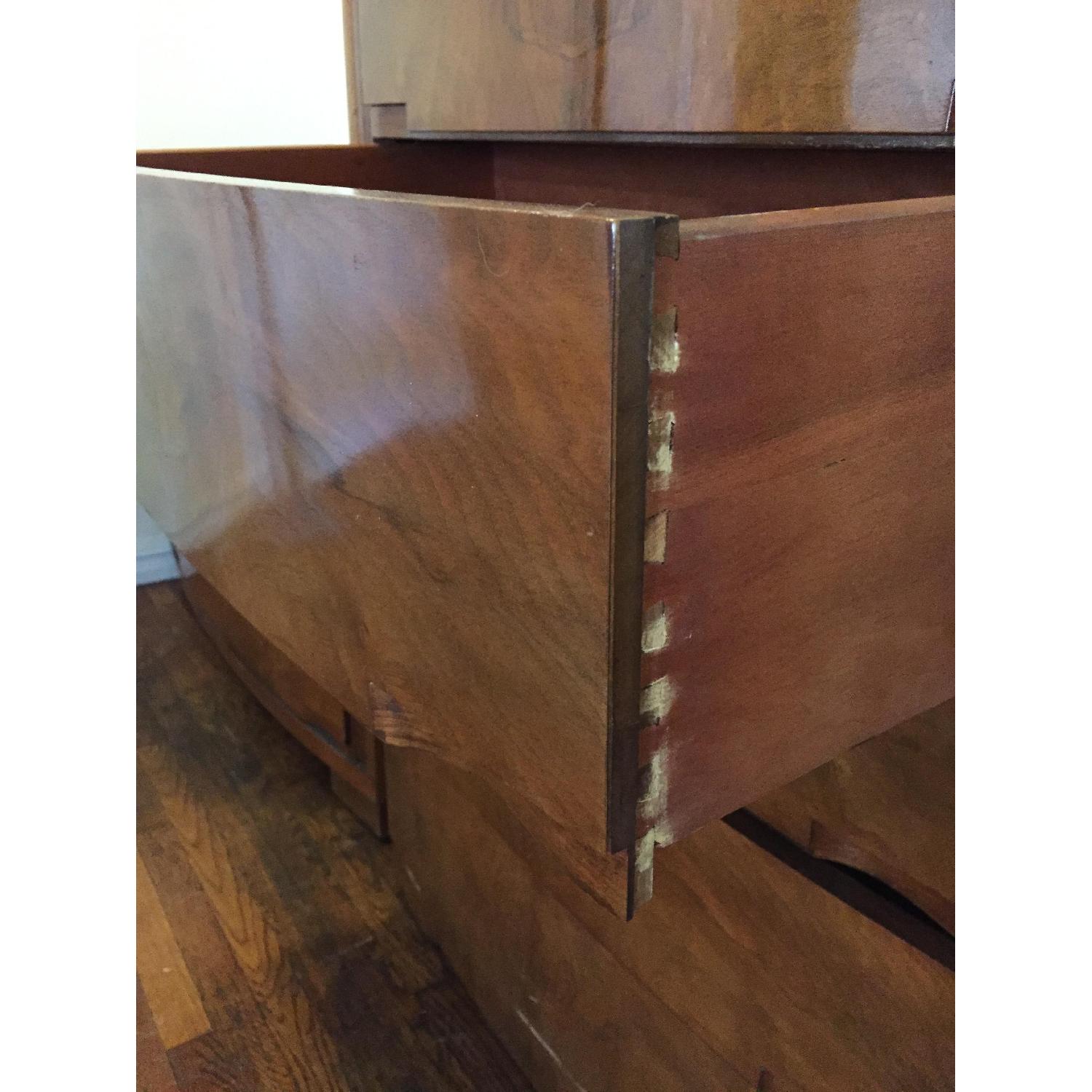 Walnut Dresser w/ Detachable Vanity Mirror - image-2