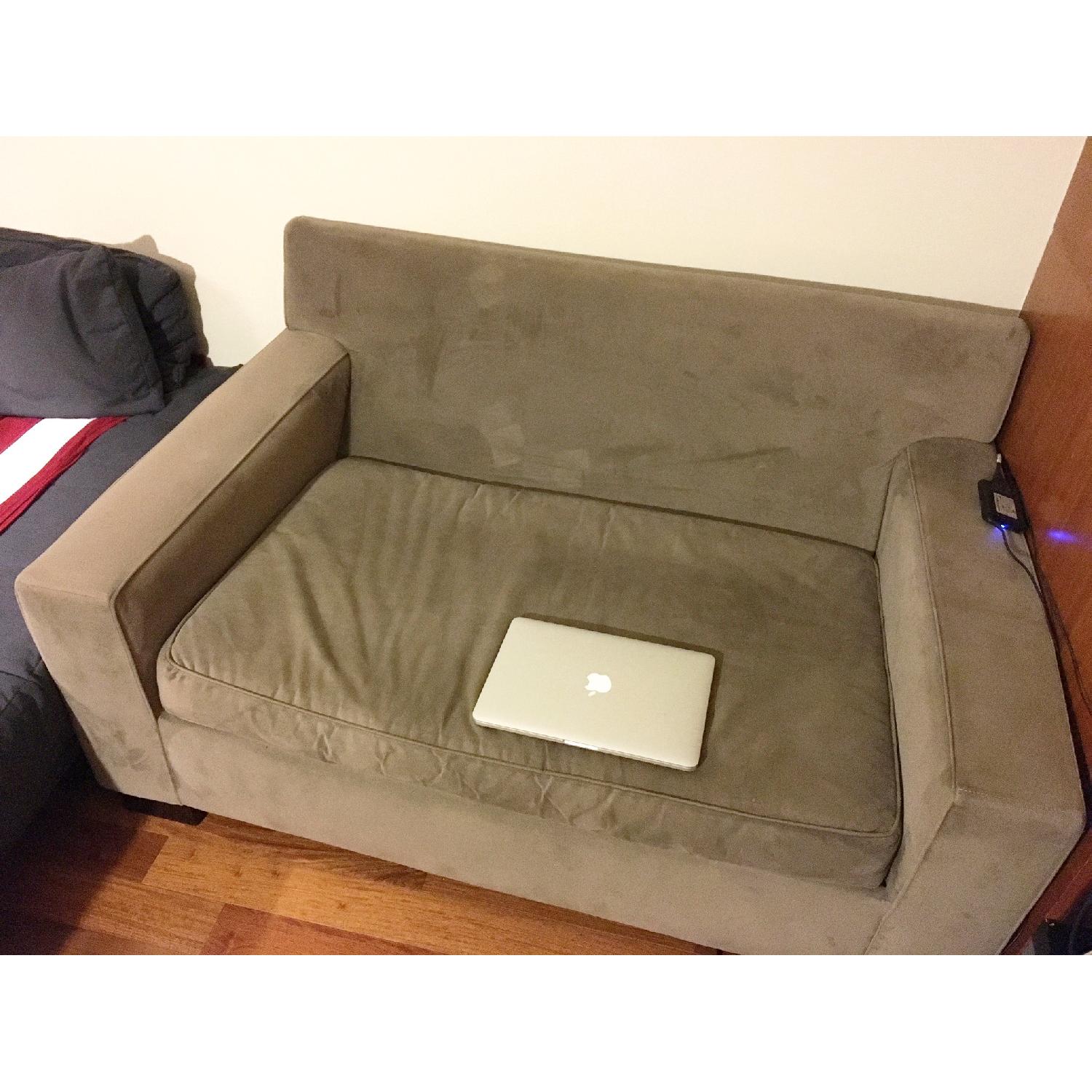 West Elm Sleeper Loveseat - image-2