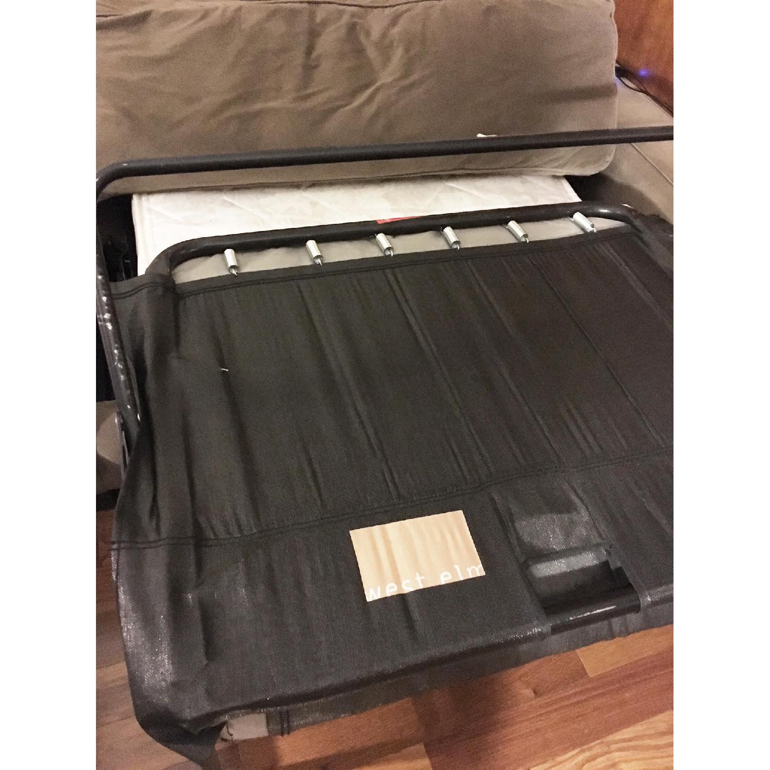 West Elm Sleeper Loveseat - image-4