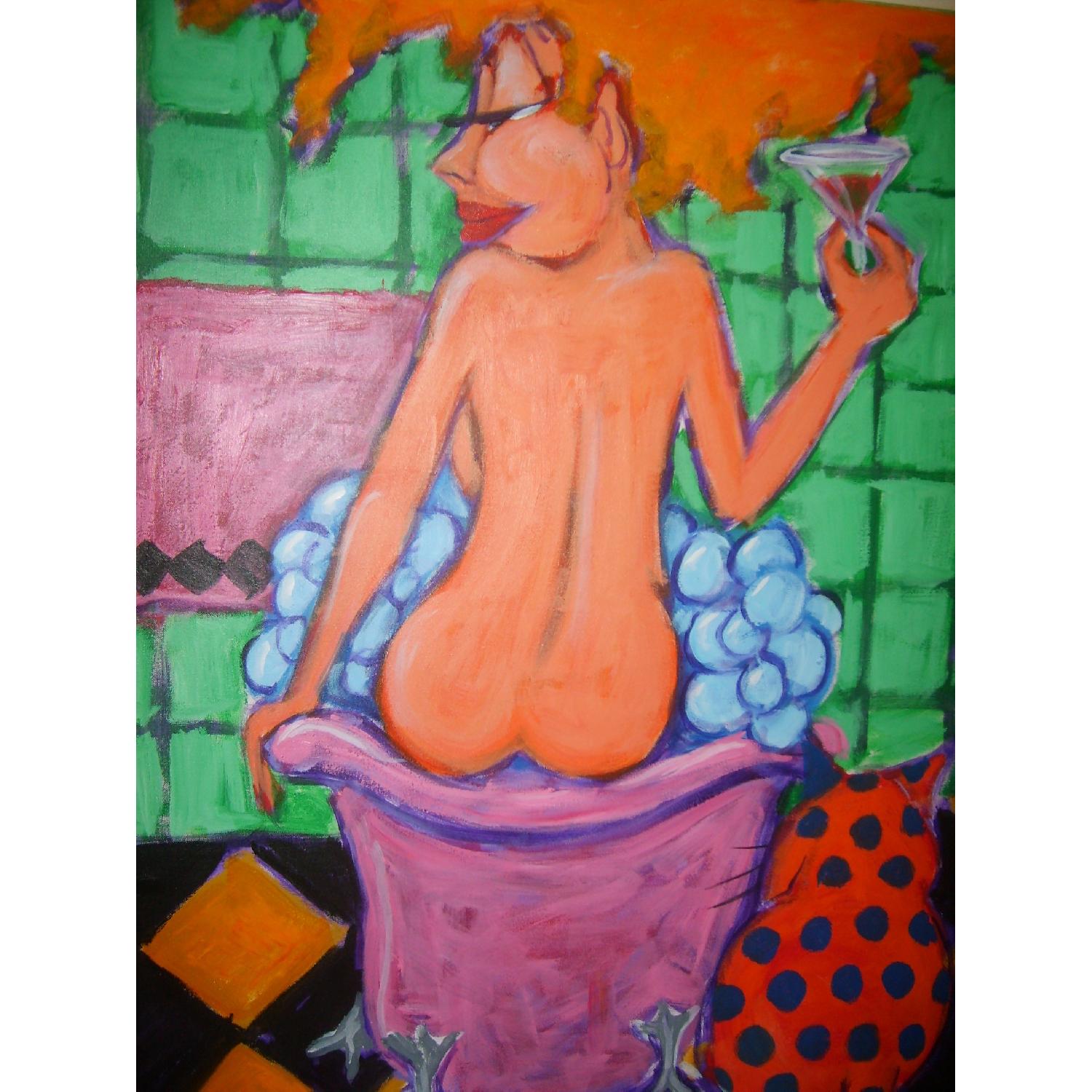 Sandy Ewasiak Painting - Evening Bath - image-1