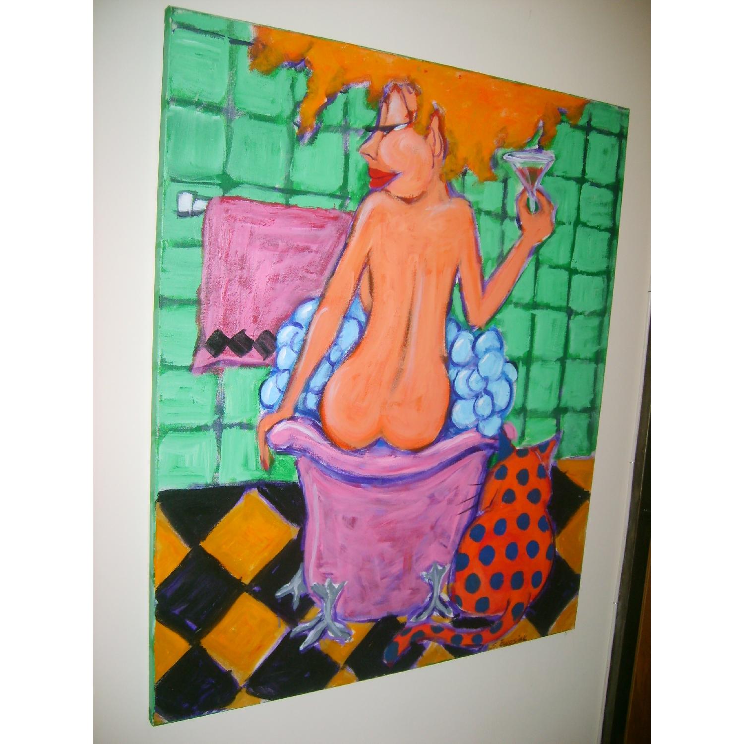 Sandy Ewasiak Painting - Evening Bath - image-2