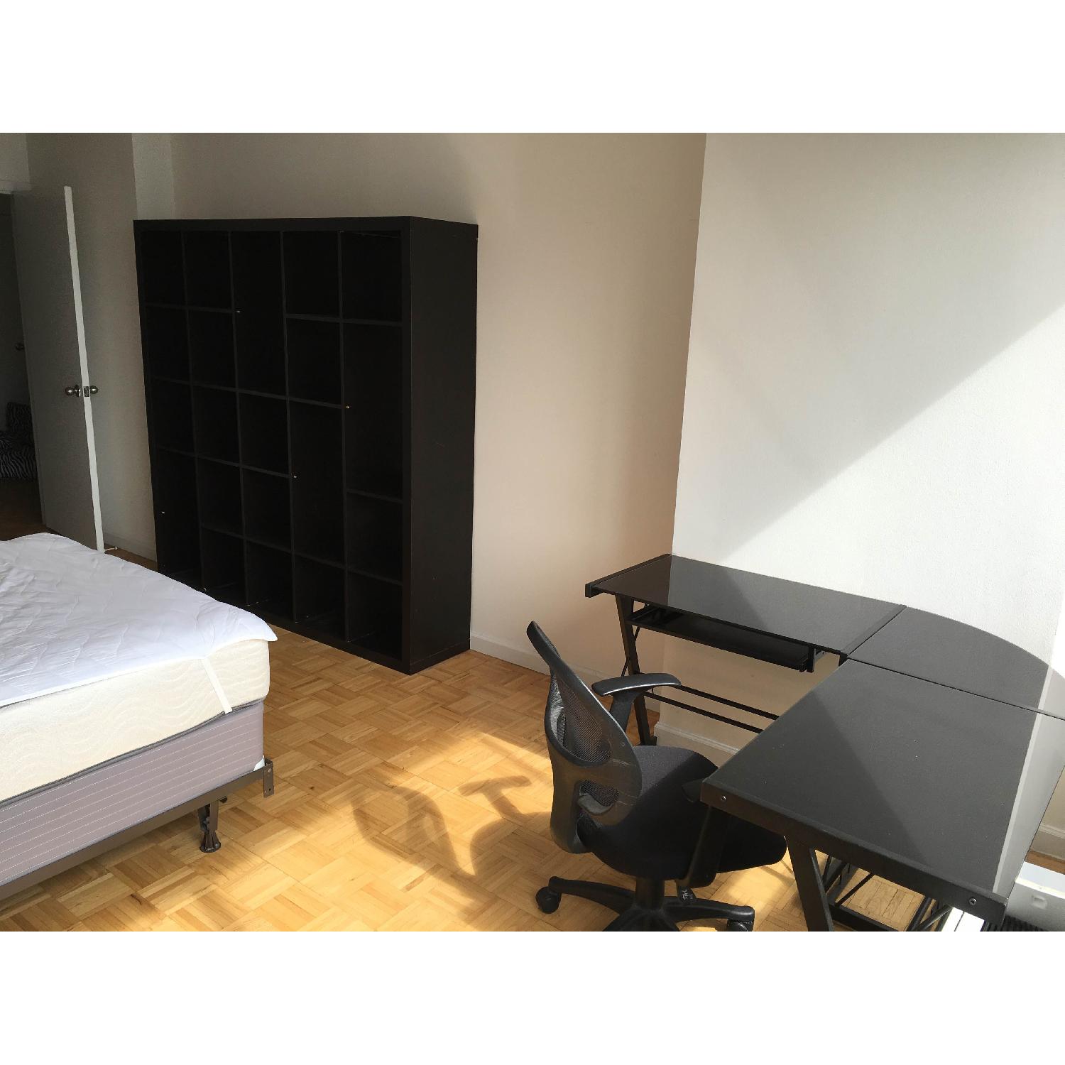 L Shape Desk w/ Glass Top - image-3