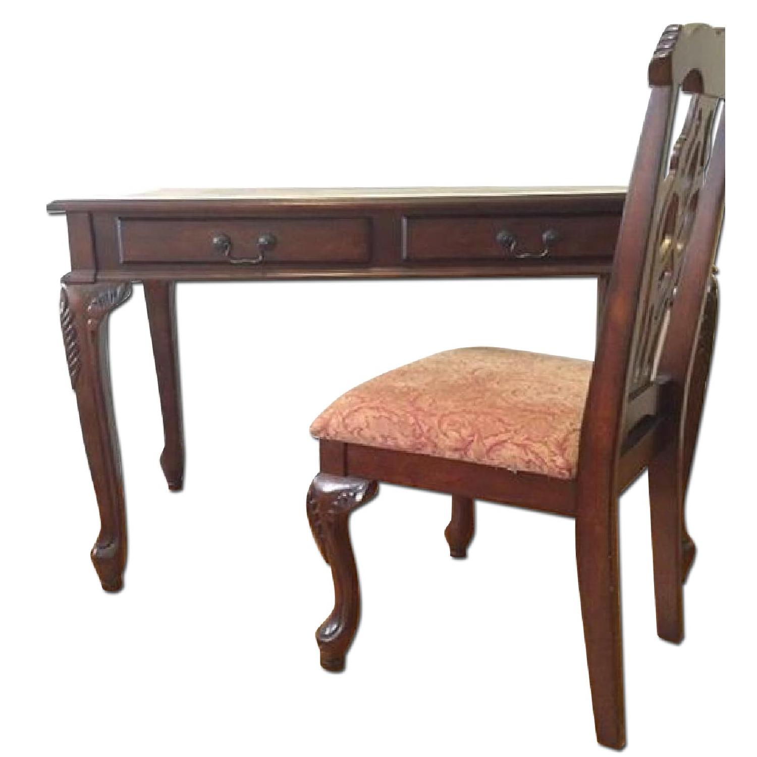 Old World Desk & Chair - image-0