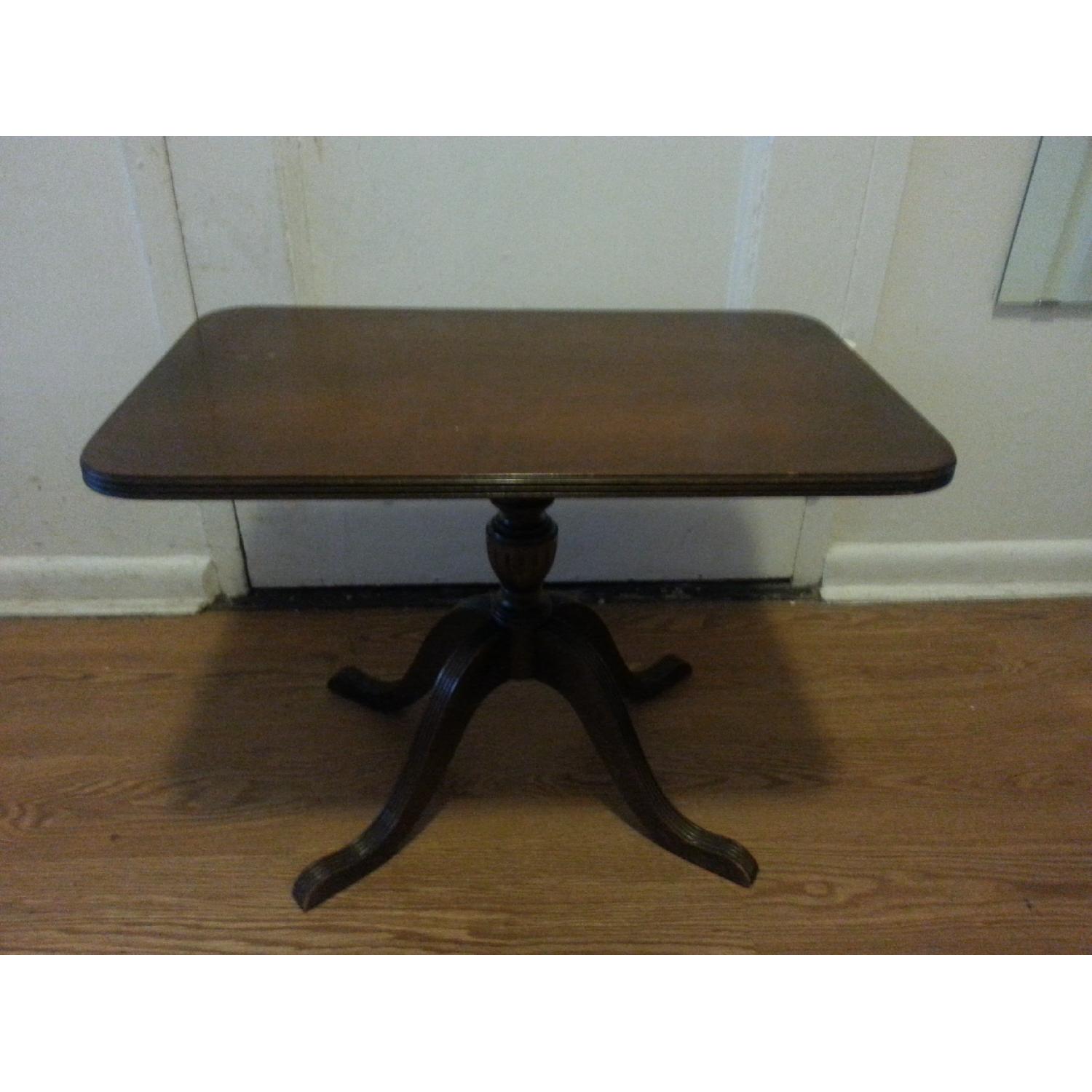 Small Mahogany Duncan Phyfe Table - image-1