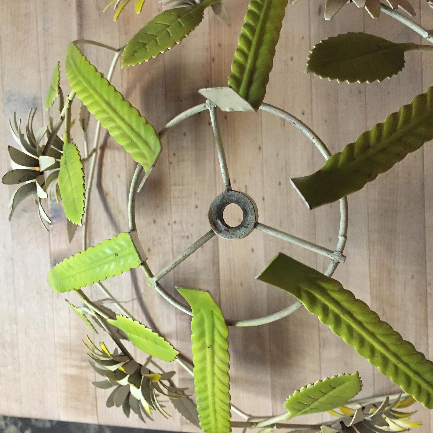 Tole Vintage Daisy Pendant Lamp Shade - image-4