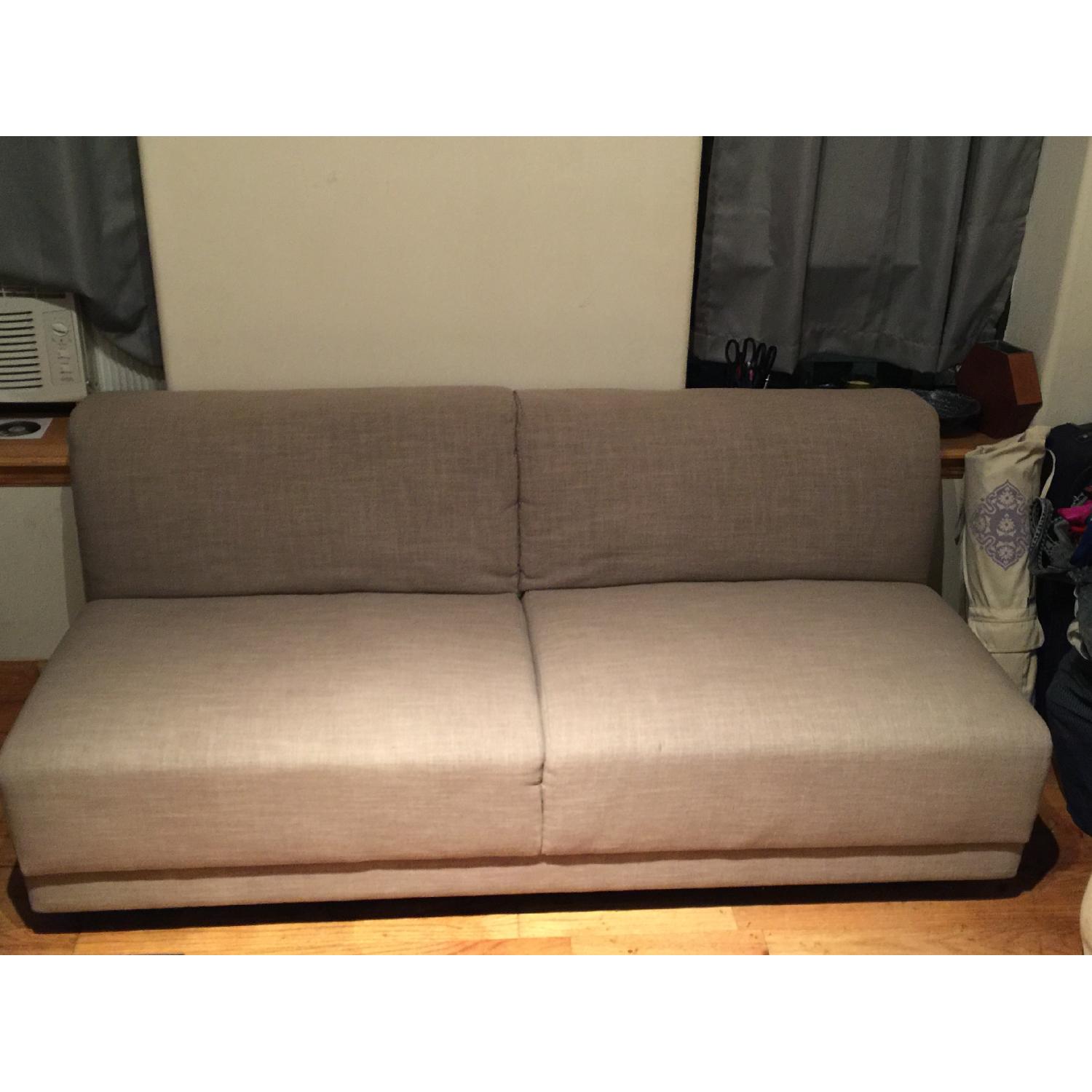 West Elm Armless Sofa - image-1