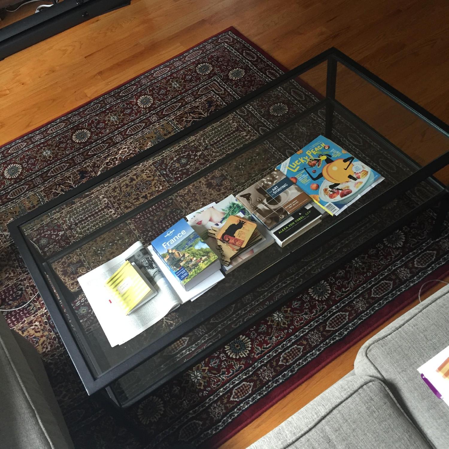 Pottery Barn Tanner Rectangle Coffee Table - image-3