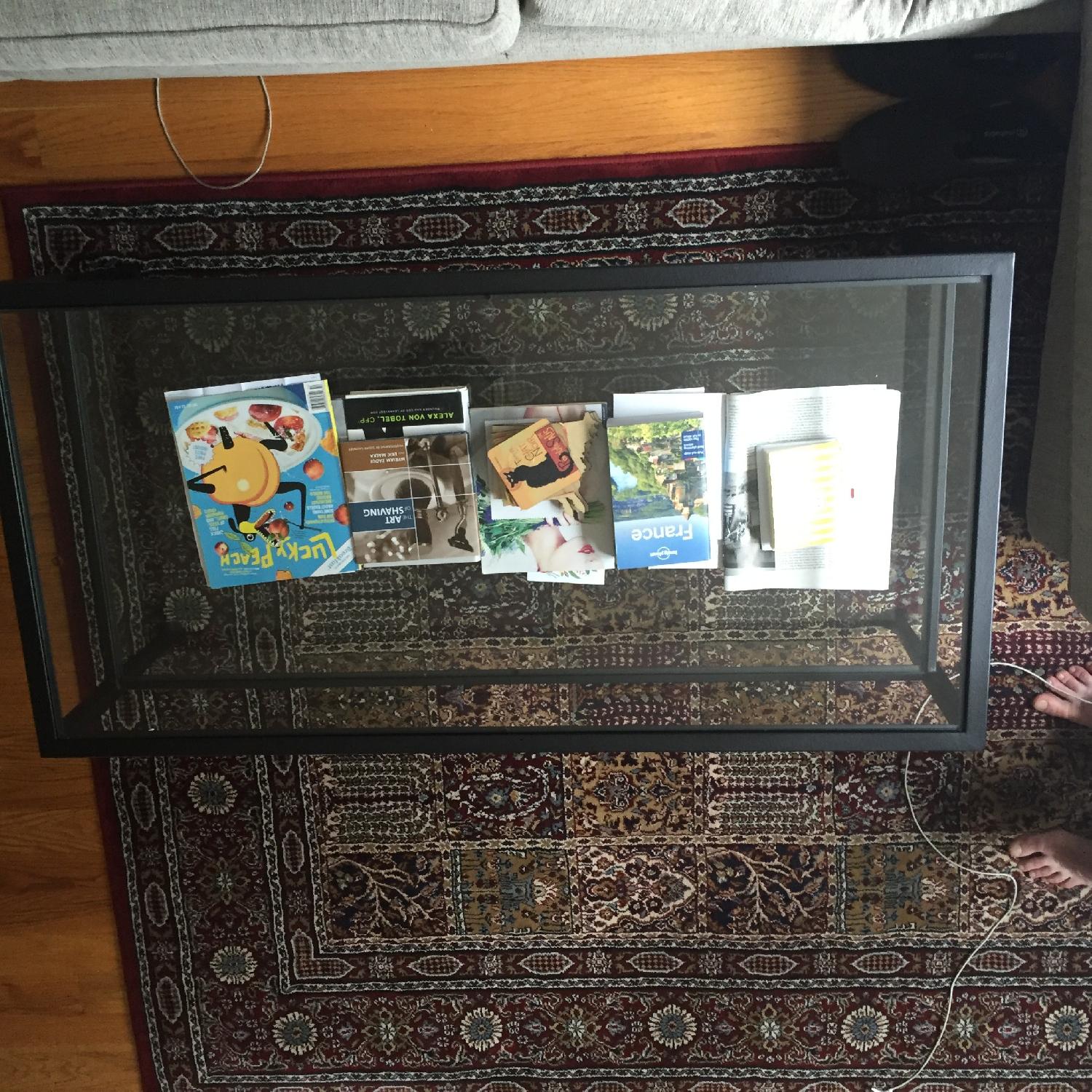 Pottery Barn Tanner Rectangle Coffee Table - image-4