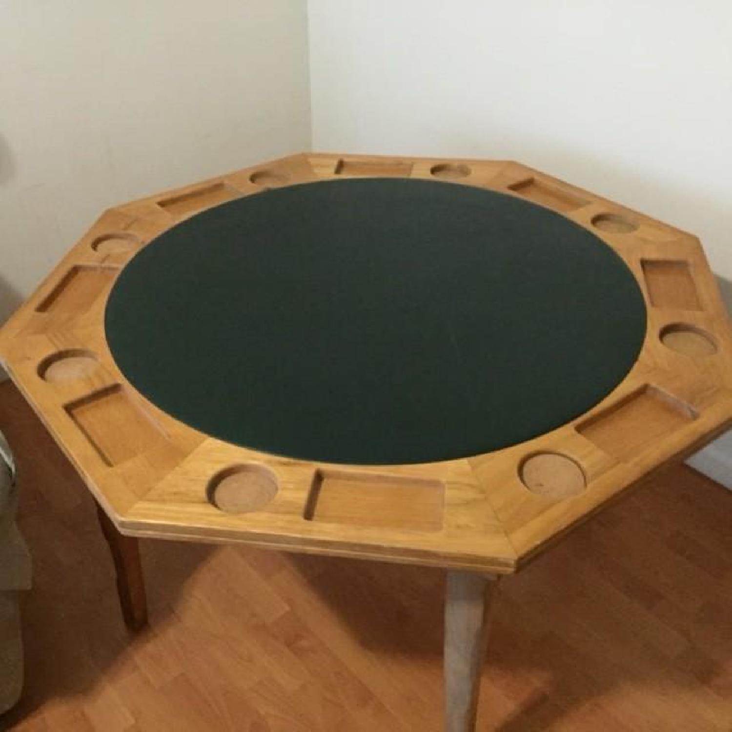 Poker Table w/ 4 Chairs - image-2