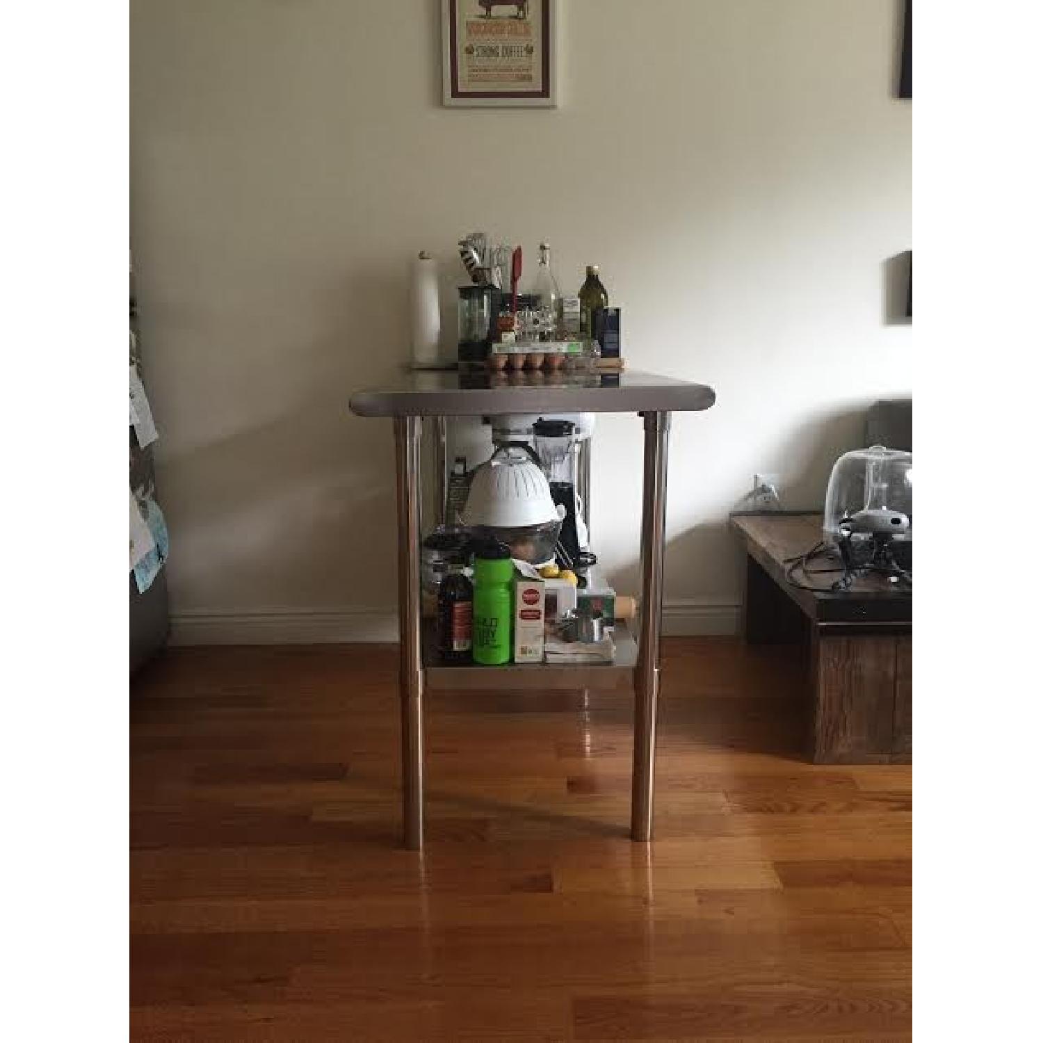 Steel Kitchen Prep Table - image-1