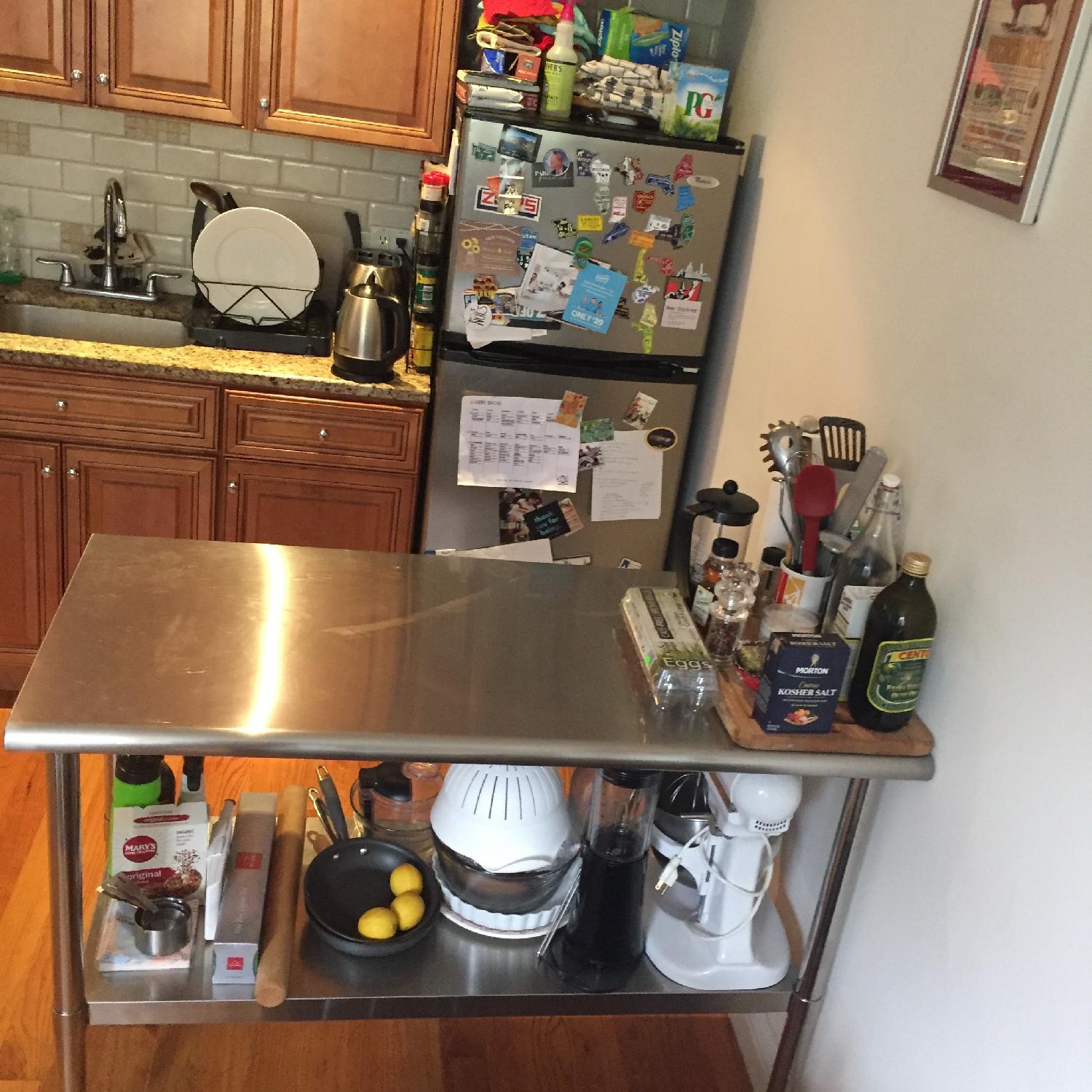 Steel Kitchen Prep Table - image-2