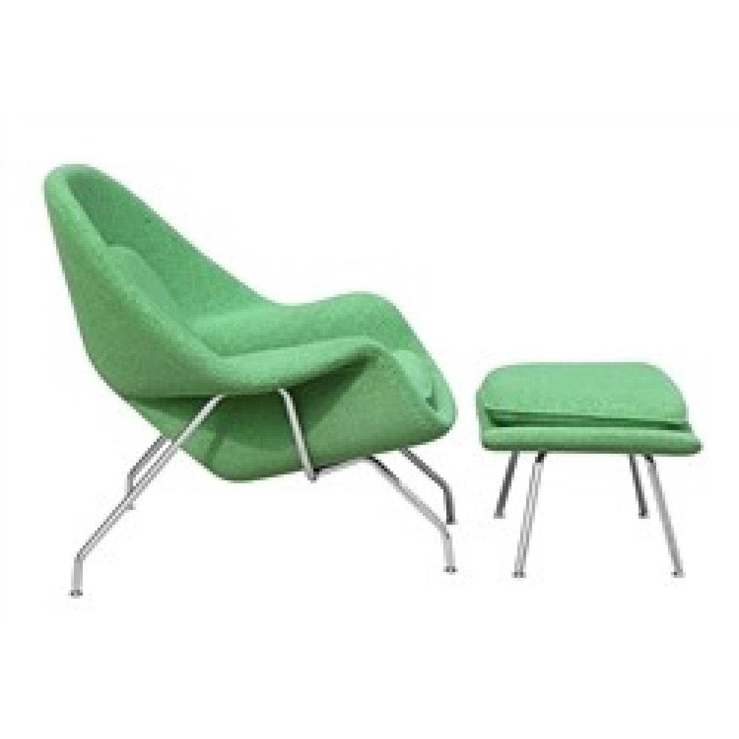 Fine Mod Imports Womb Chair & Ottoman - image-2