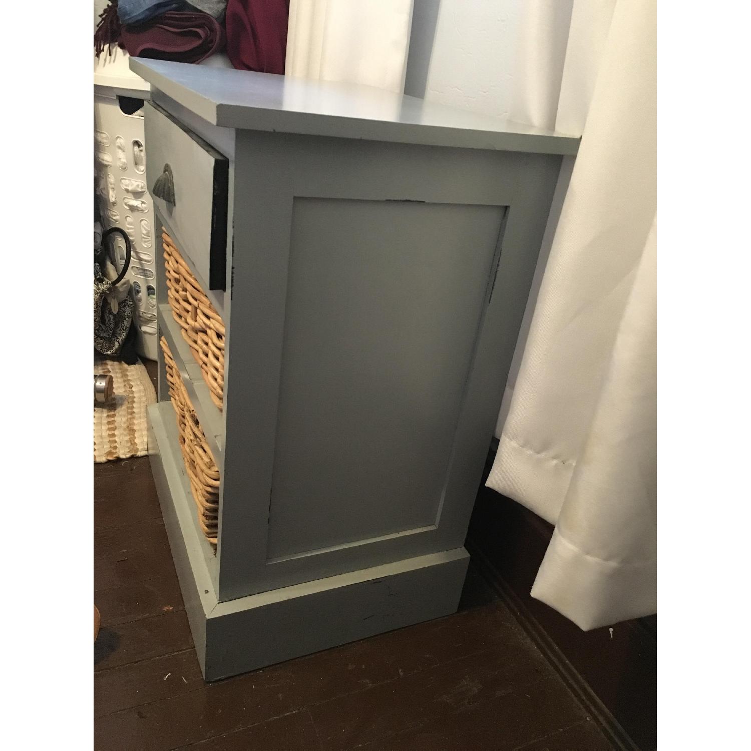 Robin's Egg Blue Bedside Table - image-2