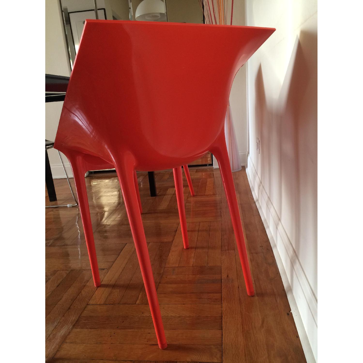 Kartell Dr. Yes Chair by Philippe Starck in Matte Orange Red - image-3