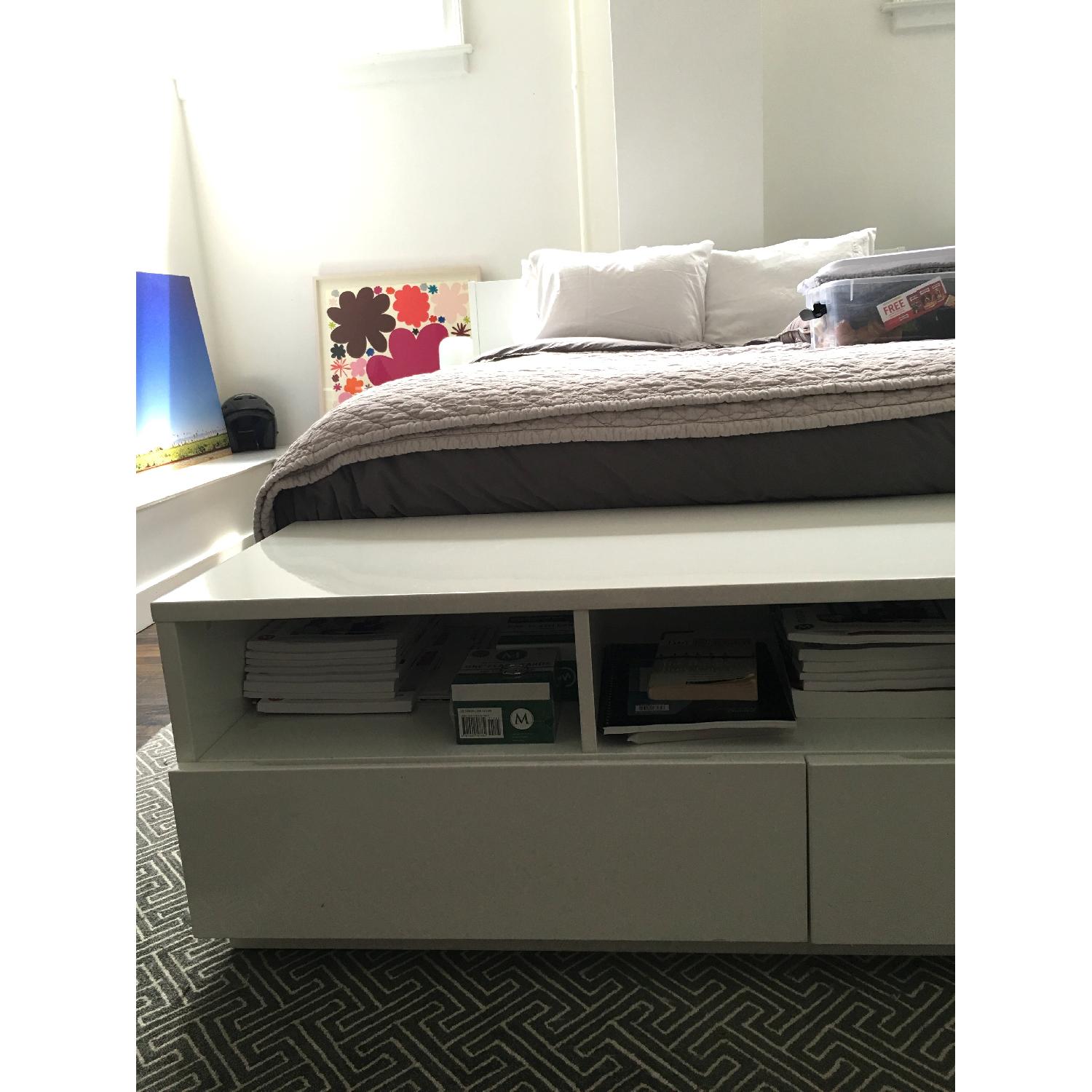 CB2 Chill White Media Console - image-2