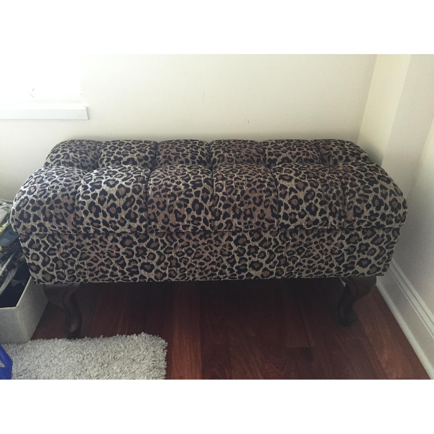 Leopard Storage Bench - image-1