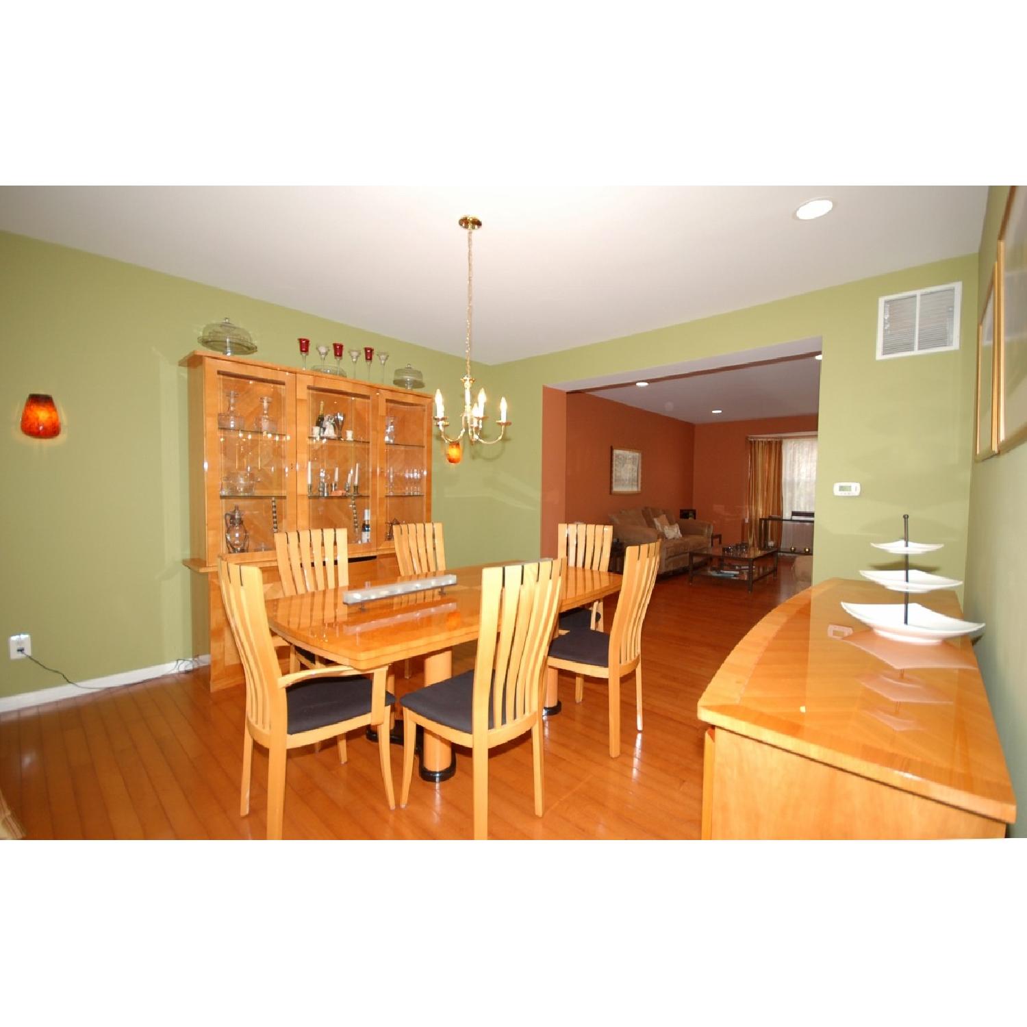 Hoffman Koos Imported Italian Natural Cherry 9 Piece Dining Set - image-1