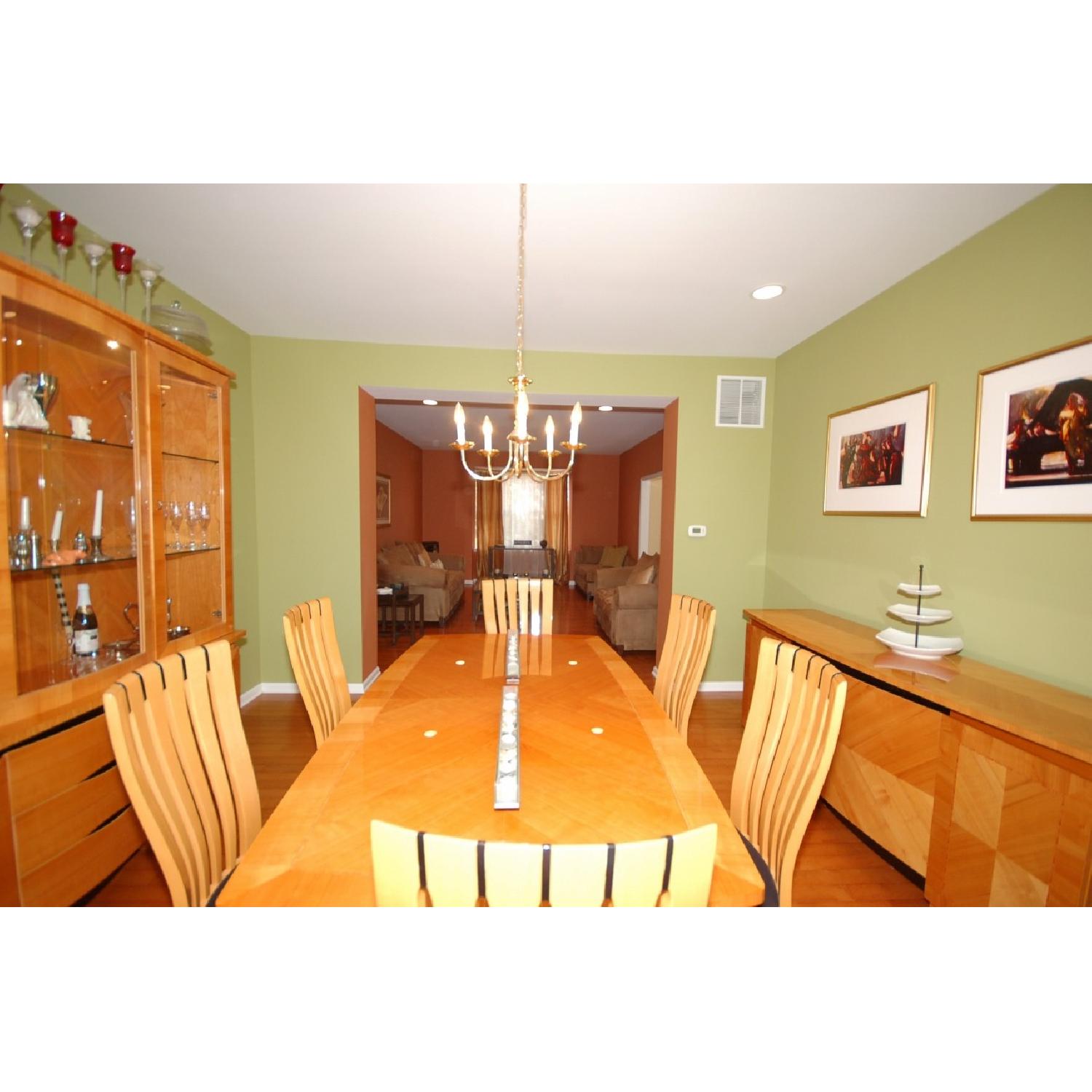 Hoffman Koos Imported Italian Natural Cherry 9 Piece Dining Set - image-2