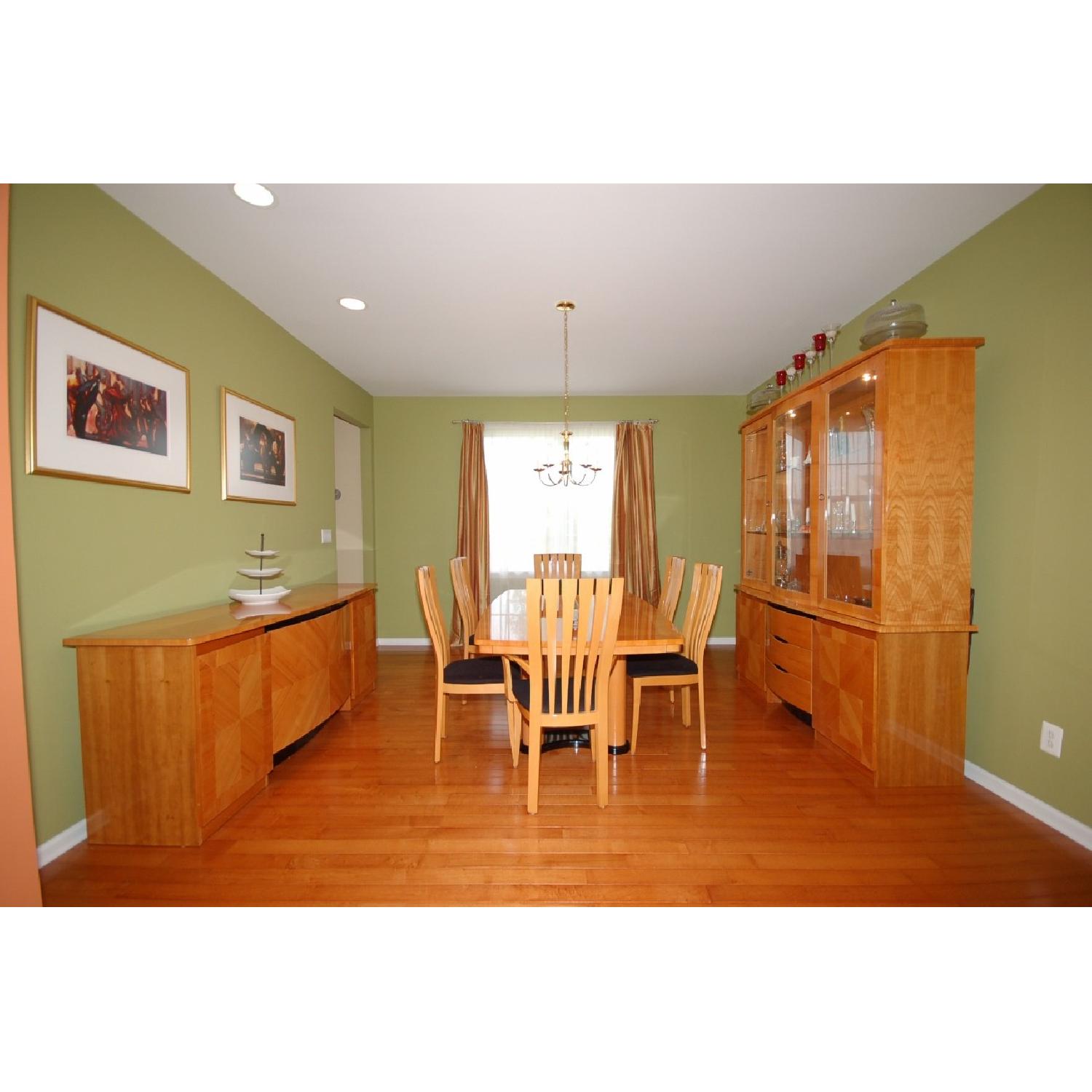 Hoffman Koos Imported Italian Natural Cherry 9 Piece Dining Set - image-3