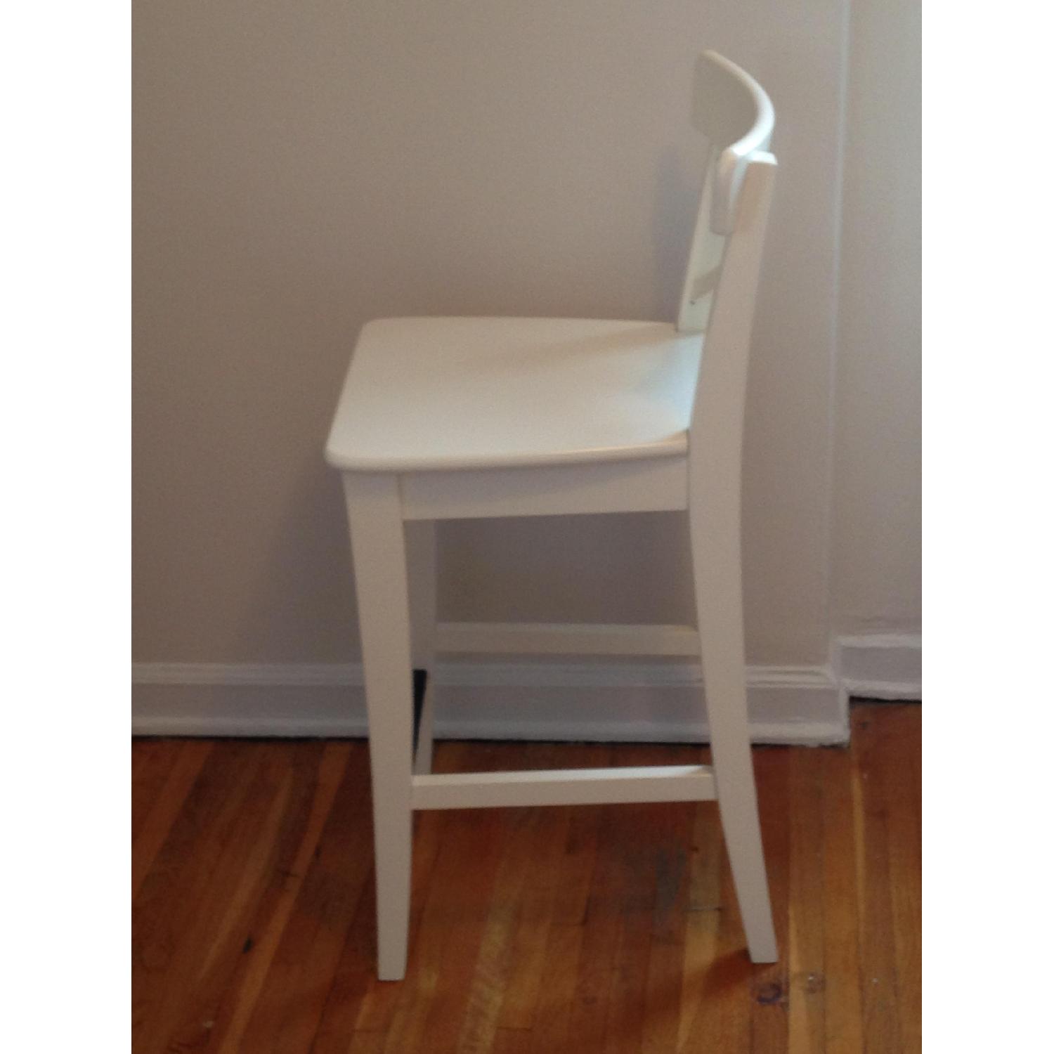 Ikea Ingolf Bar Stools w/ Back Rest - image-2