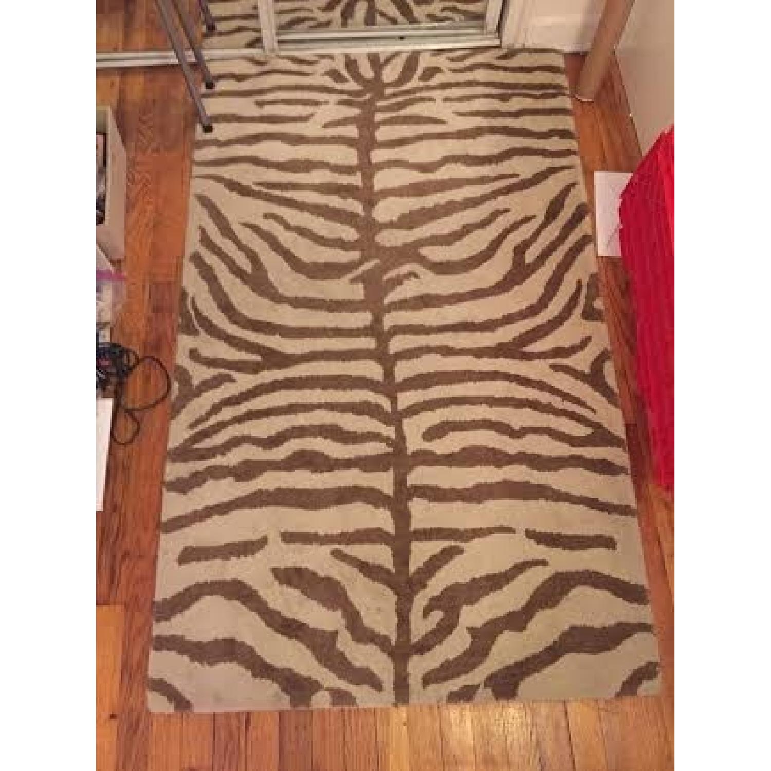 Pottery Barn Zebra Rug - image-3