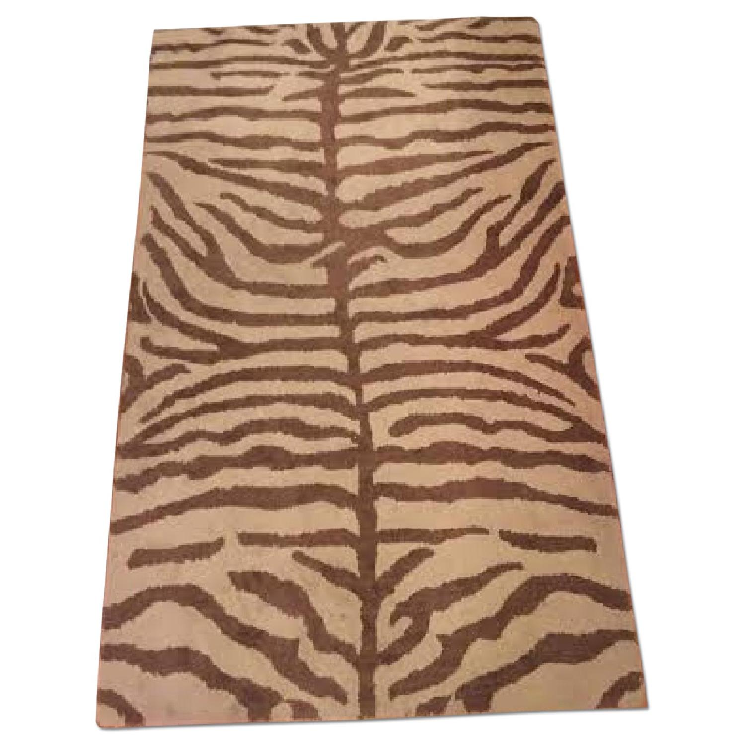 Pottery Barn Zebra Rug AptDeco