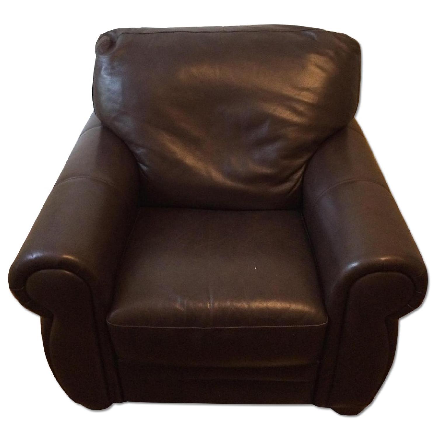 Chateau D'ax Marsala Leather Sofa & Recliner - image-8