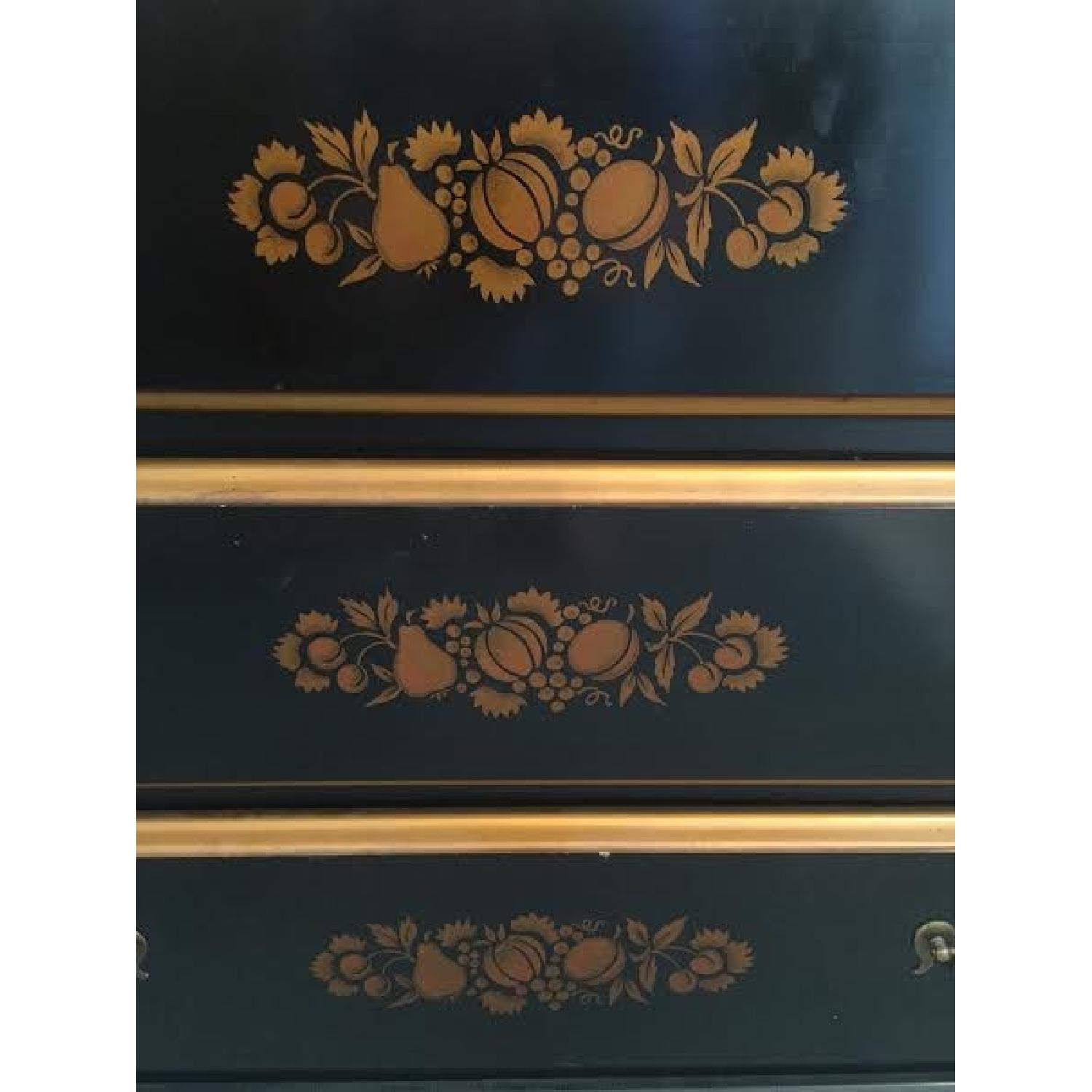 Solid Wood Black Dresser - image-2