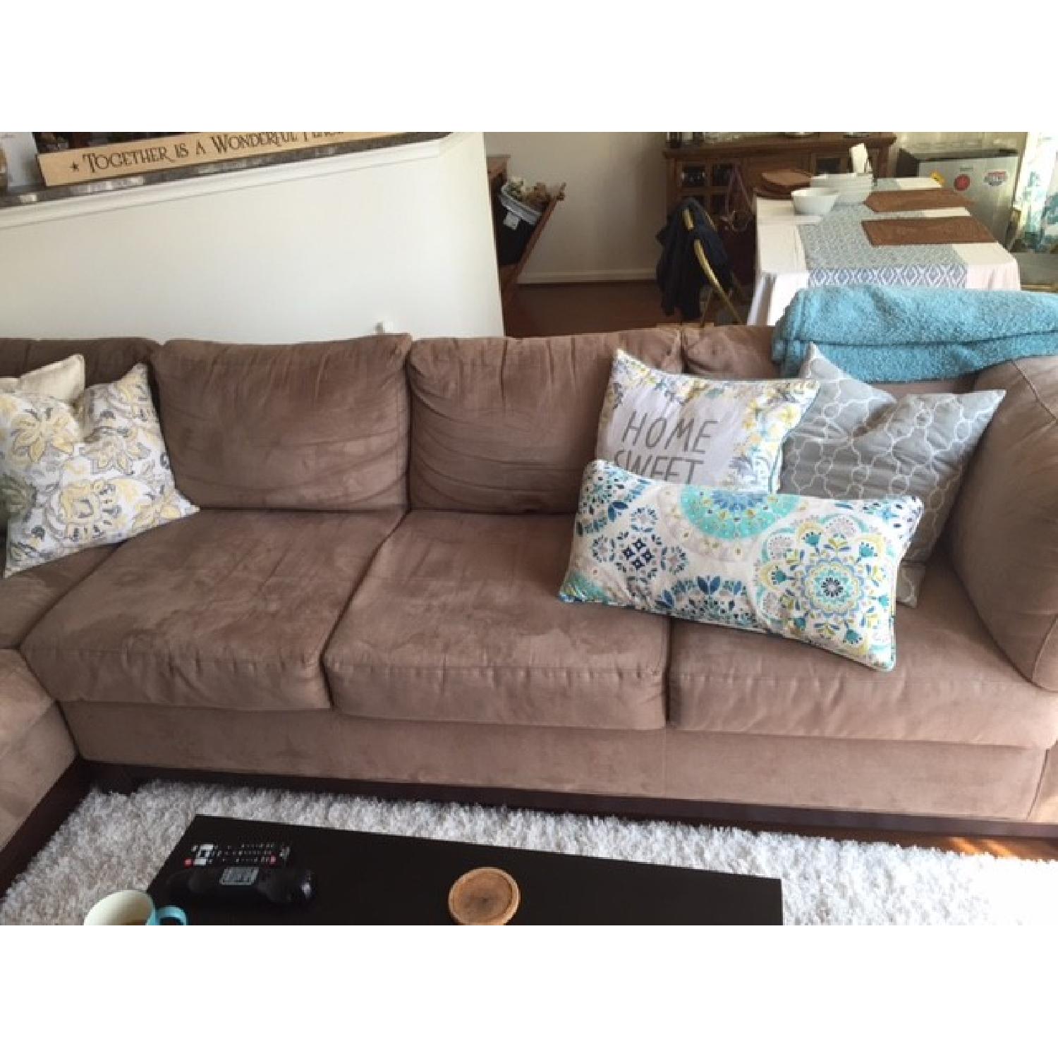 Soho II 2 Piece Sectional in Tan/Beige - image-3