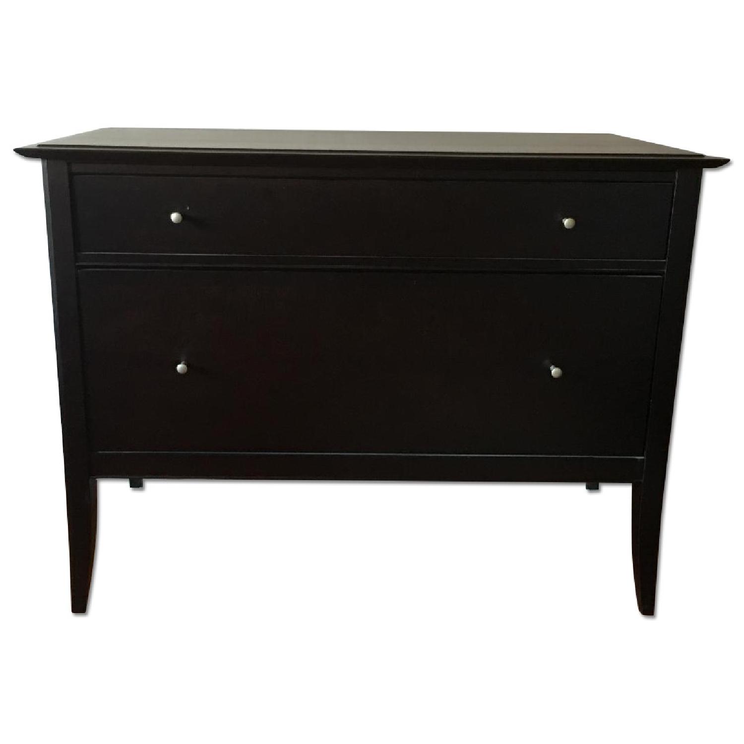 Crate & Barrel Vendome Filing w/ Drawer AptDeco