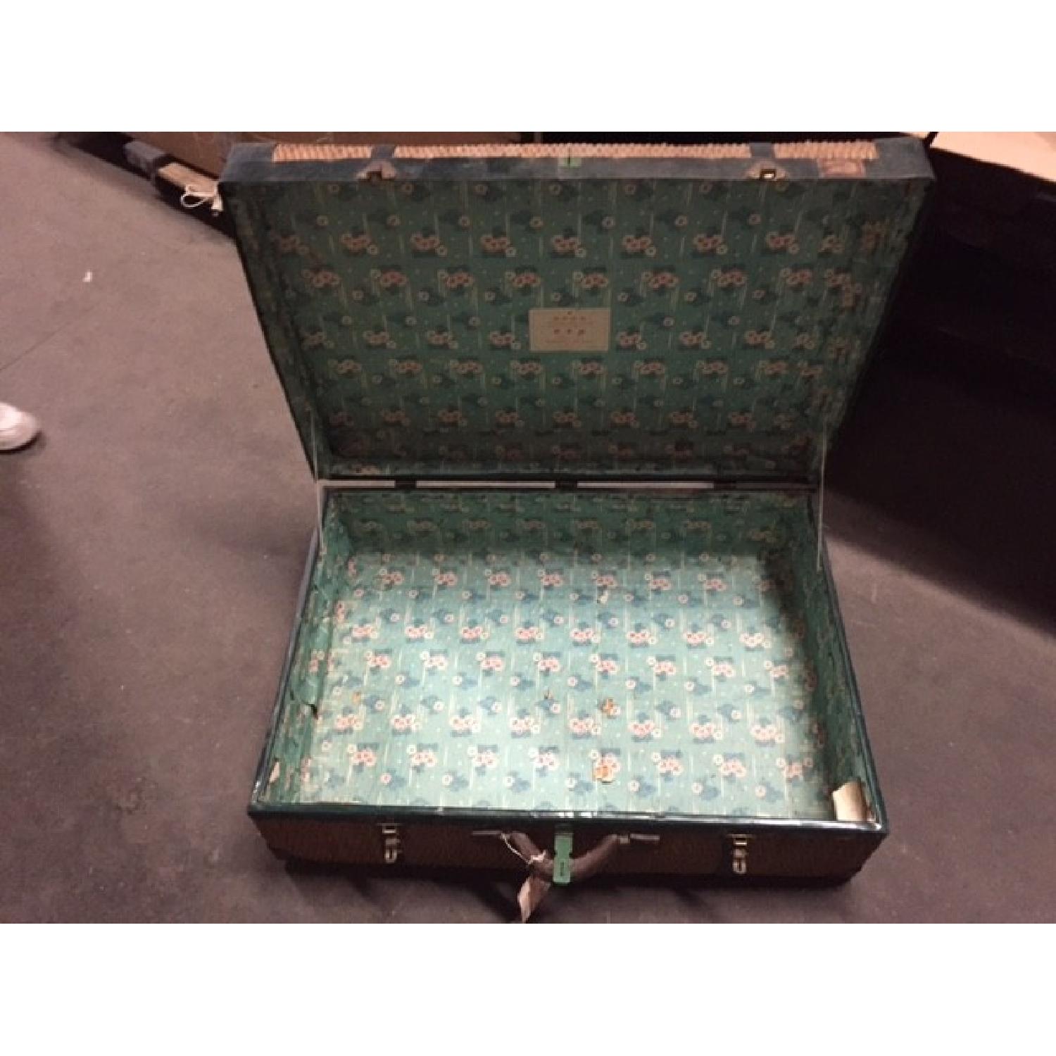 Antique Japanese Wicker Suitcase - image-4