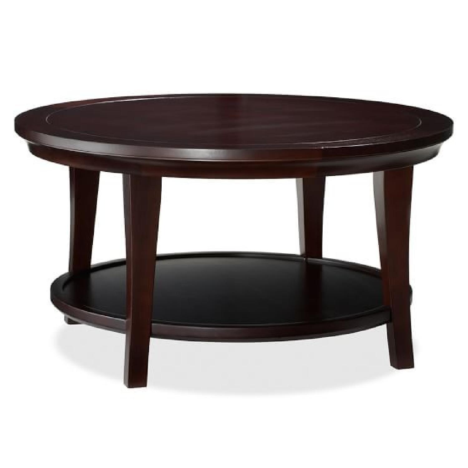 Pottery Barn Metropolitan Round Coffee Table - image-1