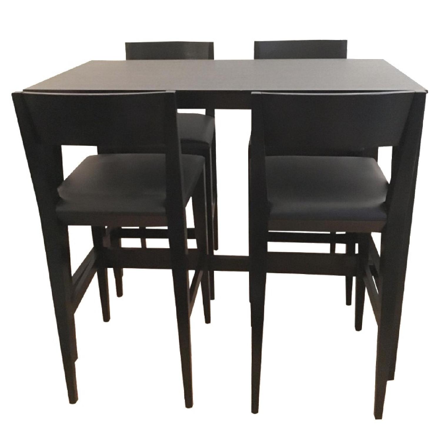 Crate & Barrel Triad High Dining Table AptDeco
