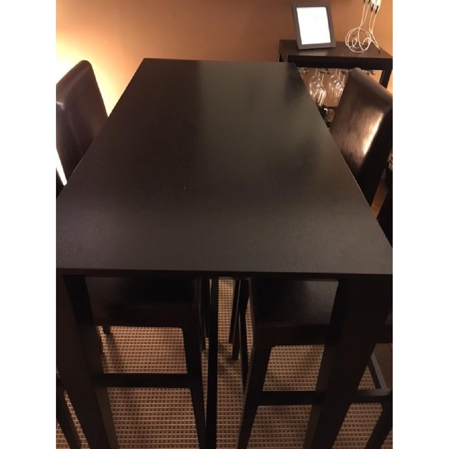 Crate & Barrel Triad High Dining Table AptDeco