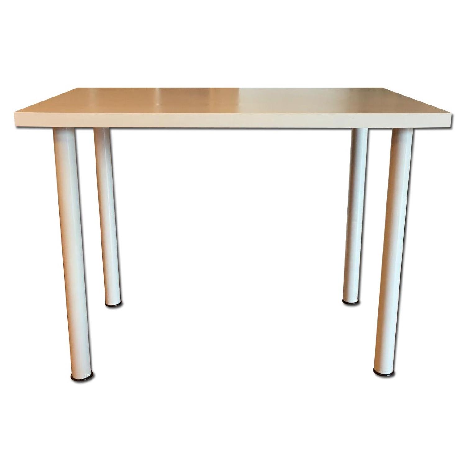 Ikea White Computer Table - image-0