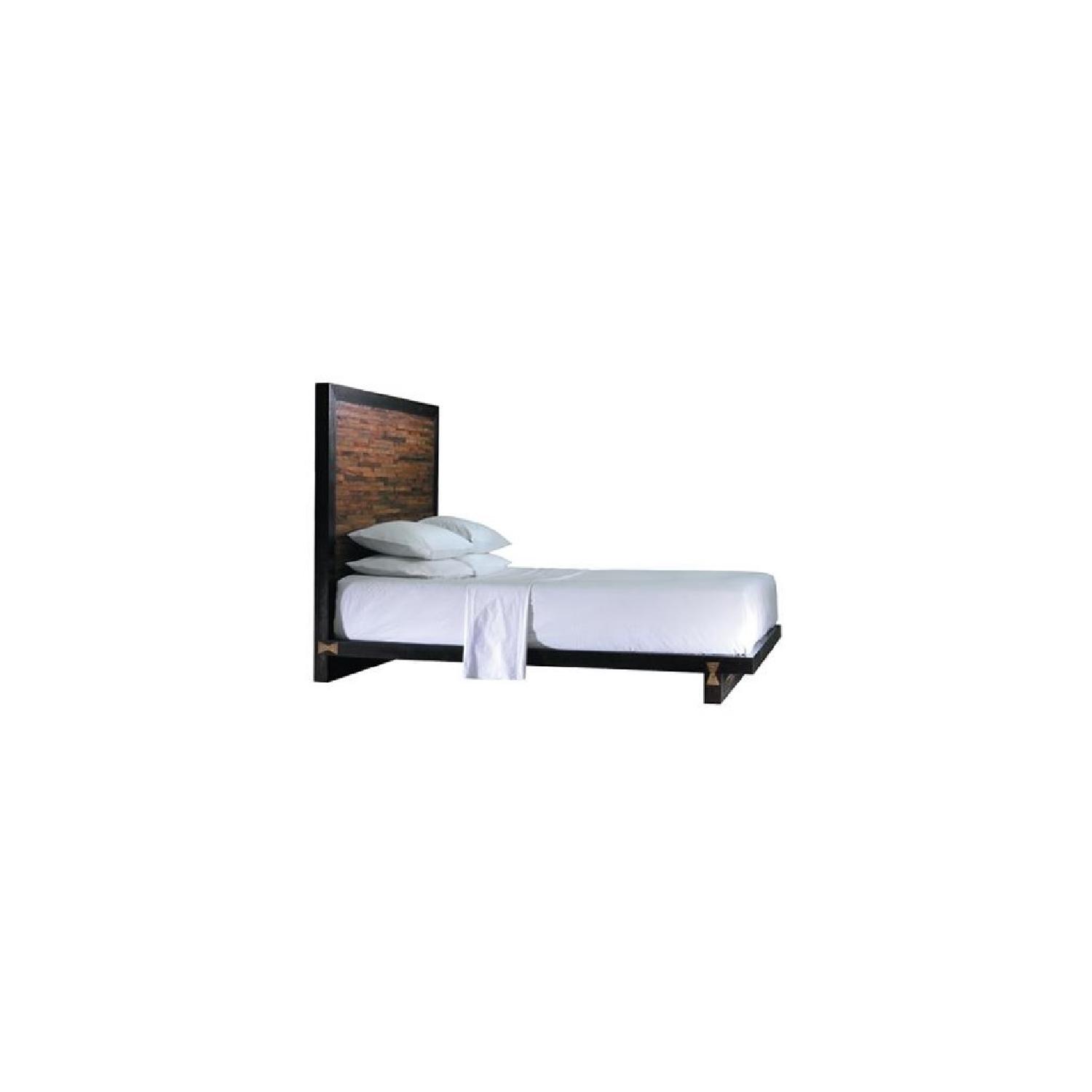 Environment Furniture Santomer High Headboard Queen Bed - image-3