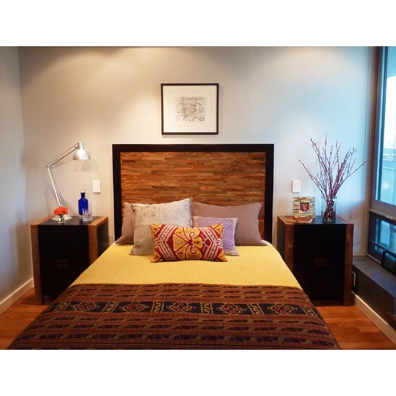 Environment Furniture Santomer High Headboard Queen Bed - image-4