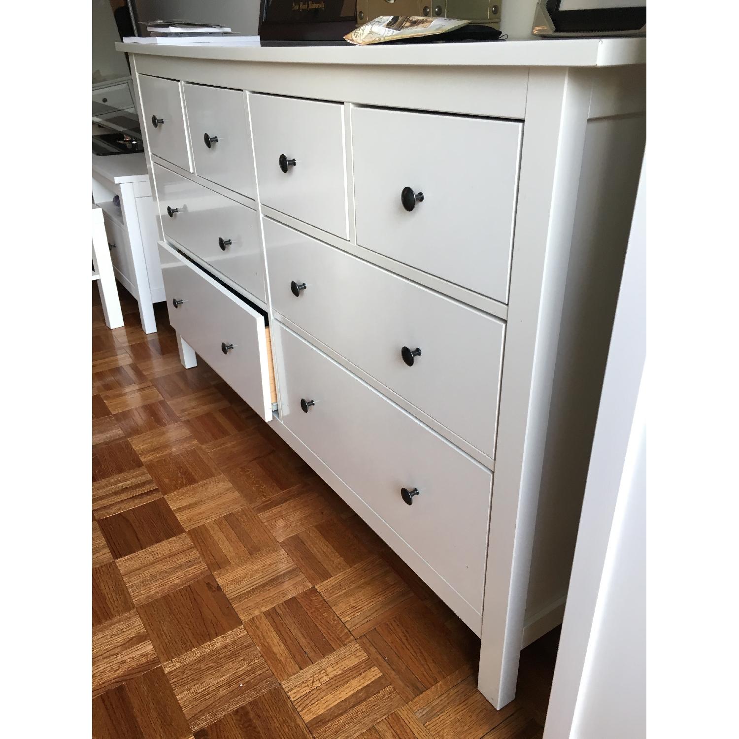 Ikea White Dresser w/ 4 Large & 4 Small Drawers - image-3