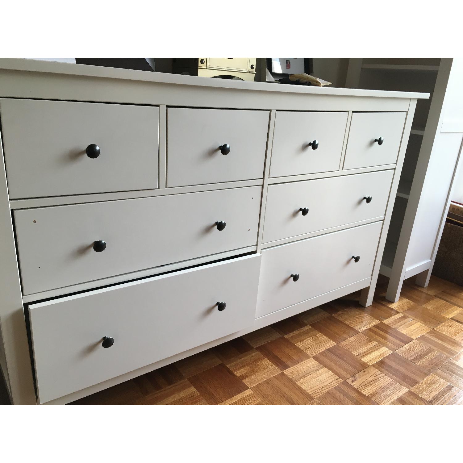 Ikea White Dresser w/ 4 Large & 4 Small Drawers - image-6