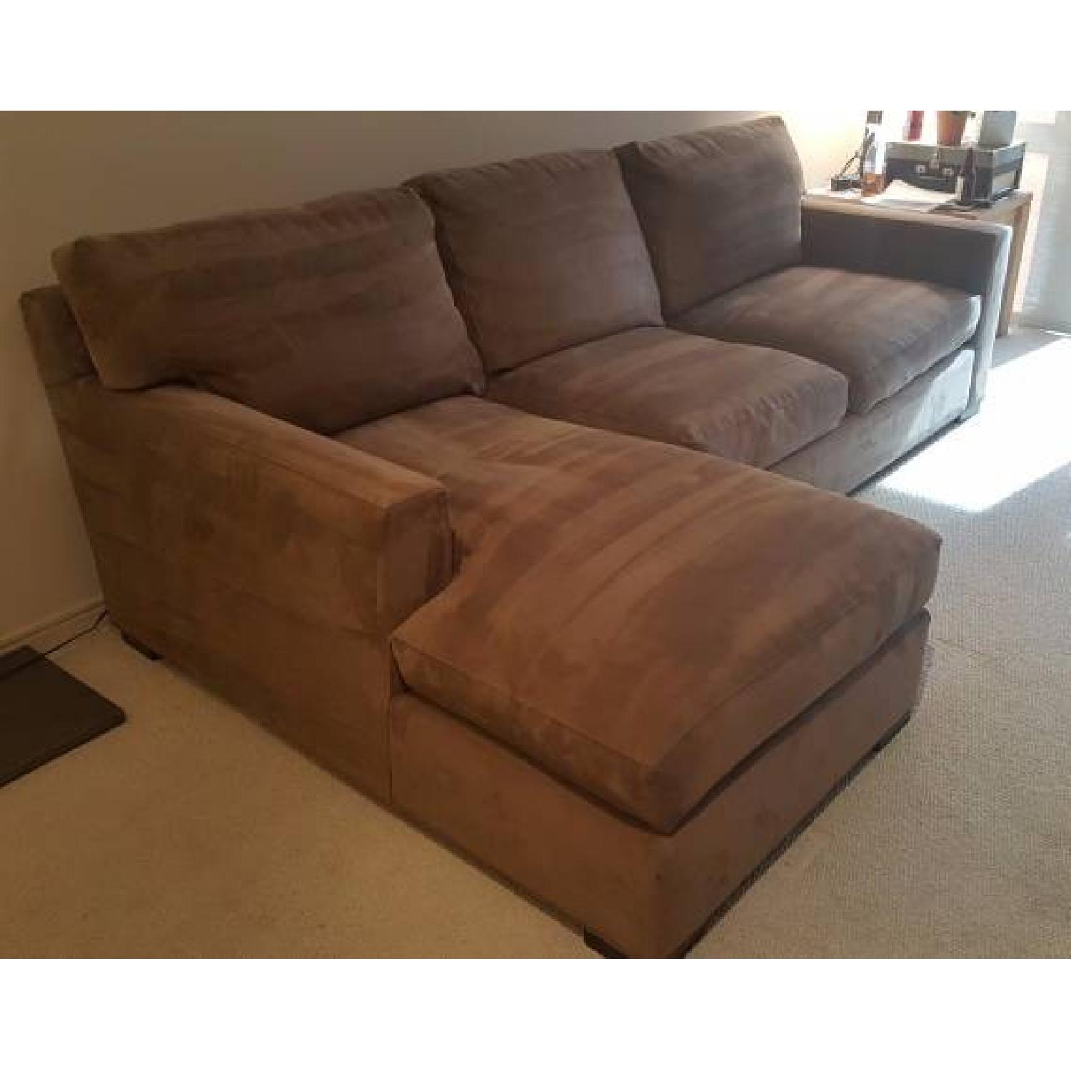 Crate & Barrell Axis II Sectional Sofa AptDeco
