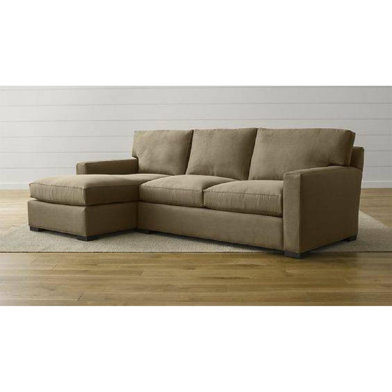 Crate & Barrell Axis II Sectional Sofa AptDeco
